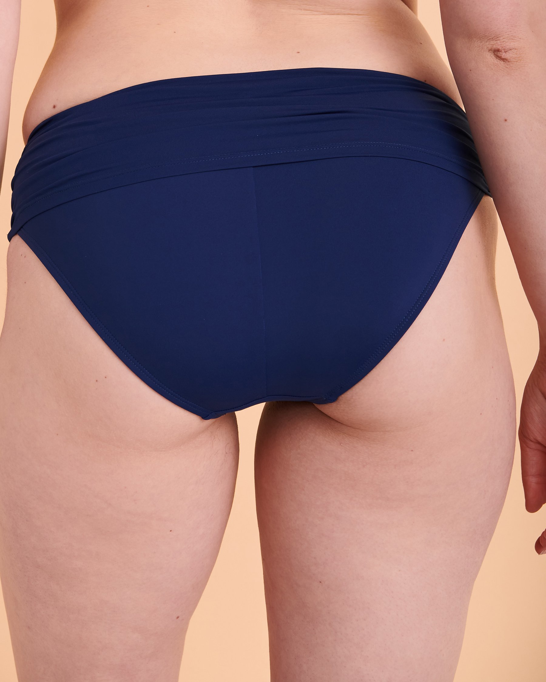 BLEU ROD BEATTIE Bas de bikini bande de taille torsadée KORE Marine RBKK00511H - View2