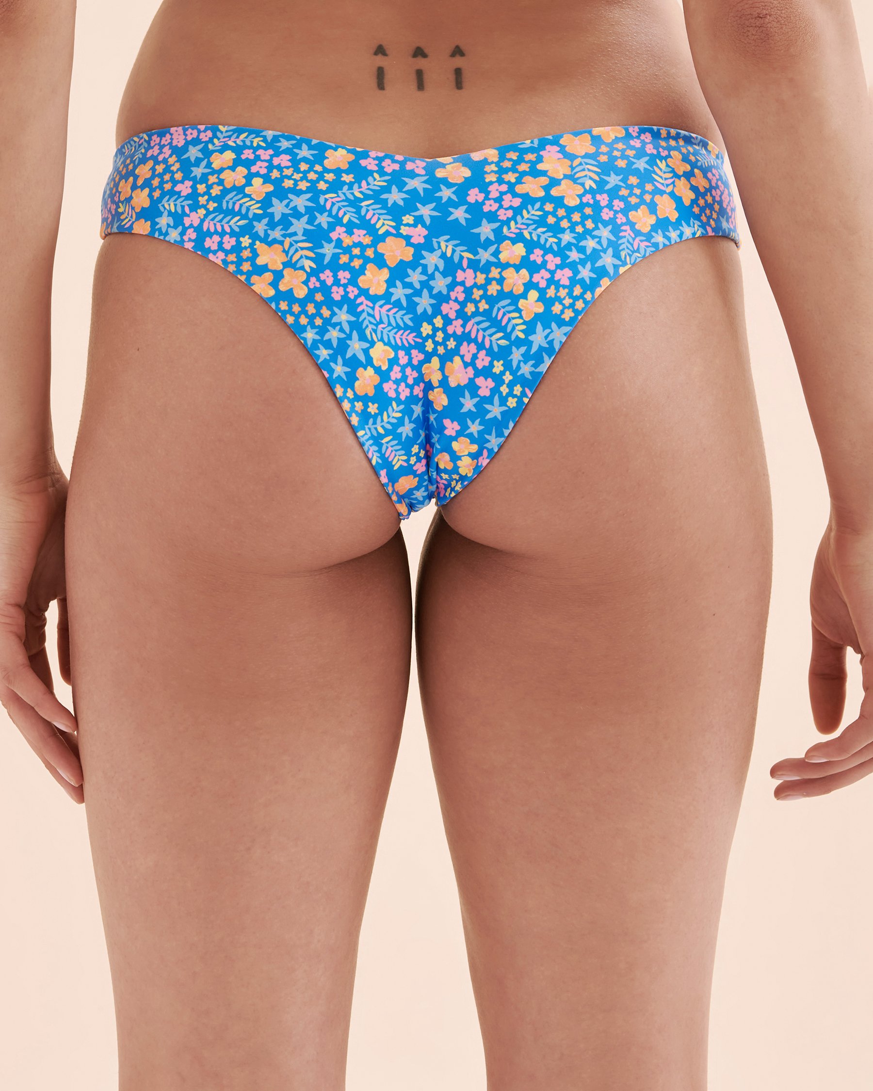 KULANI KINIS Bombshell Beach Cheeky Bikini Bottom Ditsy print BOT216BOM - View2