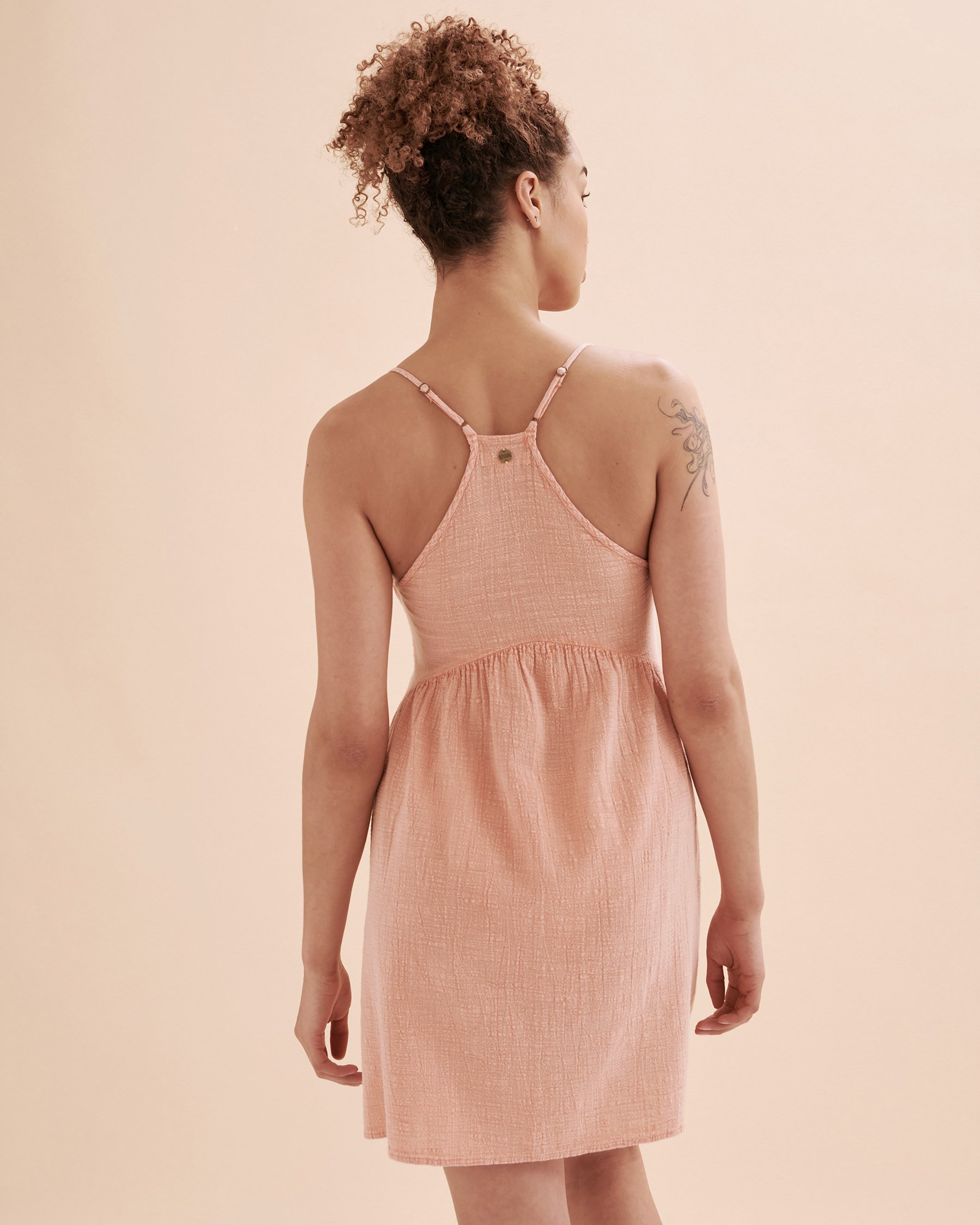 RIP CURL Classic Surf Thin Straps Mini Dress Coral 02FWDR - View2