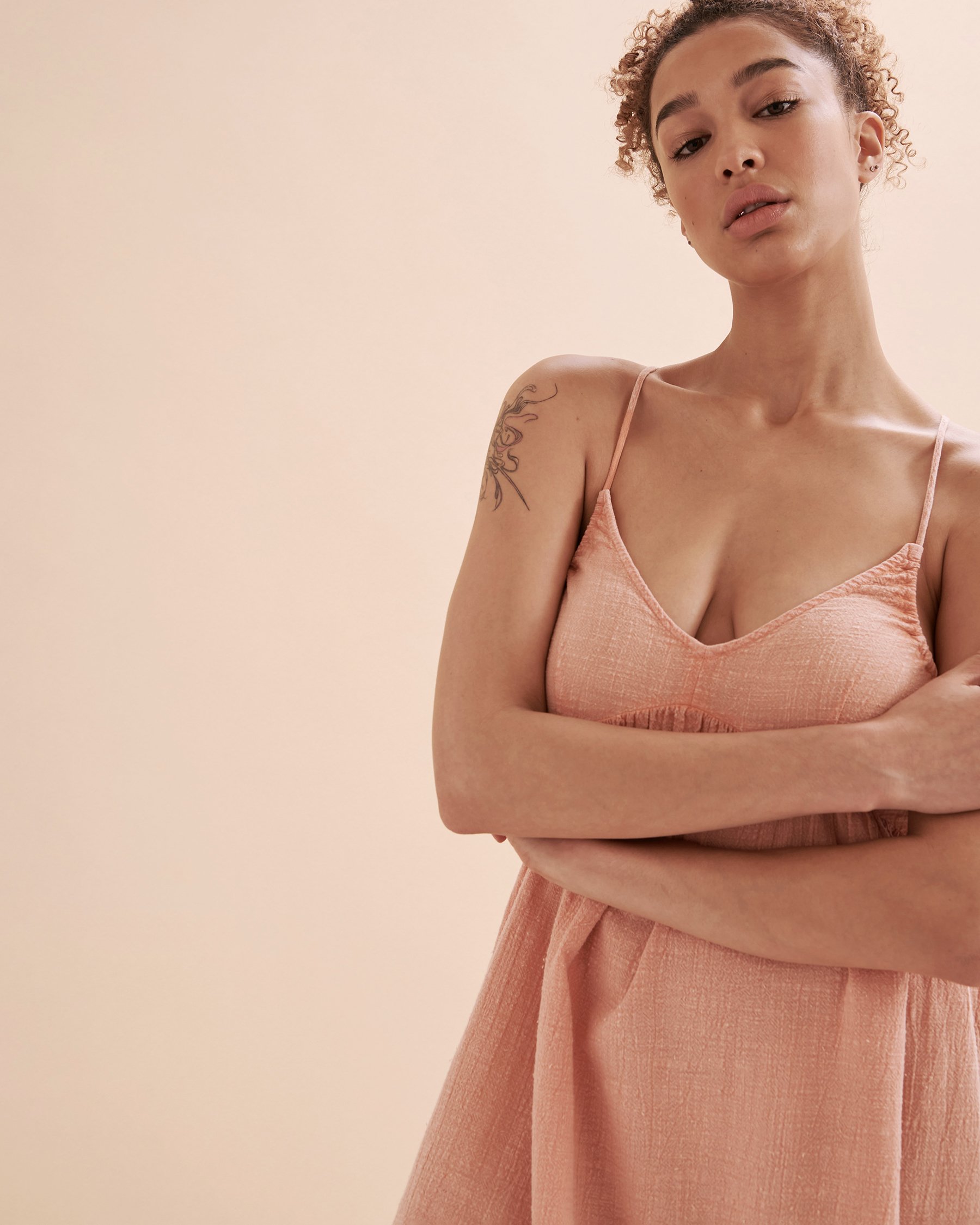 RIP CURL Classic Surf Thin Straps Mini Dress Coral 02FWDR - View3