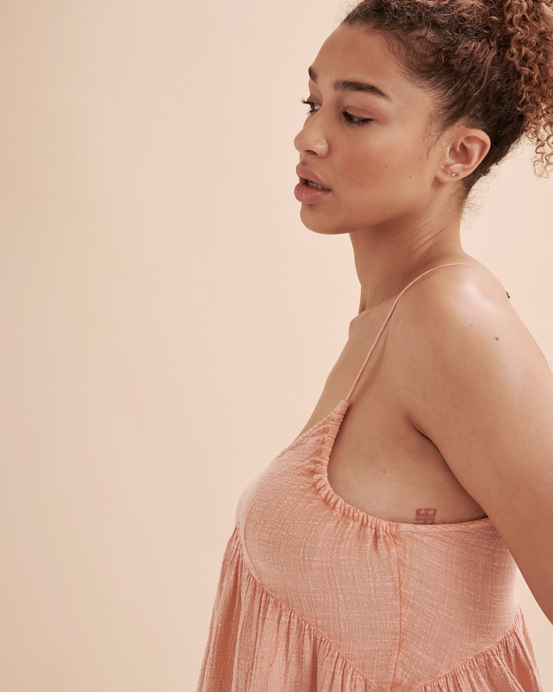 RIP CURL Classic Surf Thin Straps Mini Dress Coral 02FWDR - View4