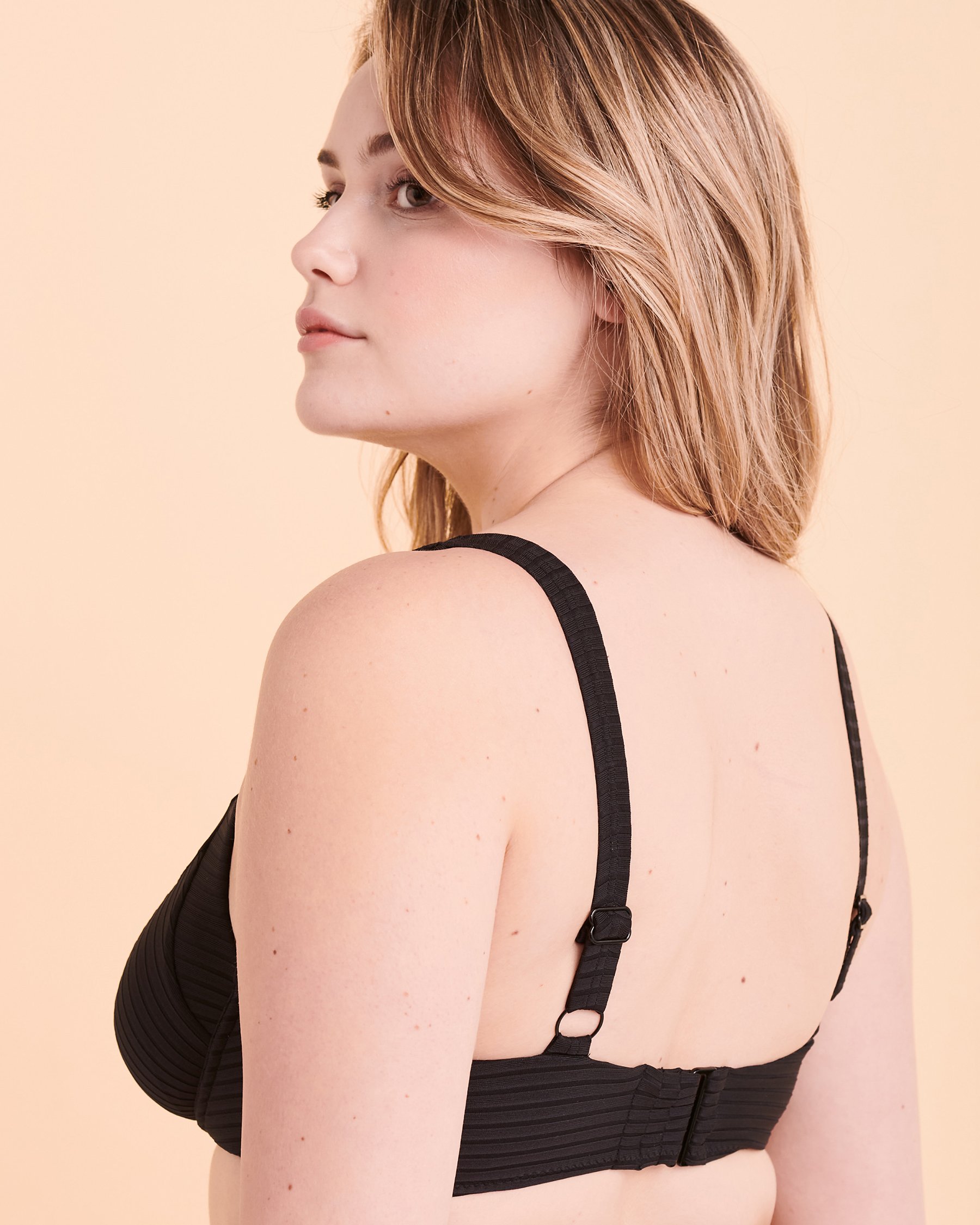 RIP CURL Premium Surf E Cup Bralette Bikini Top Black 03XWSW - View2