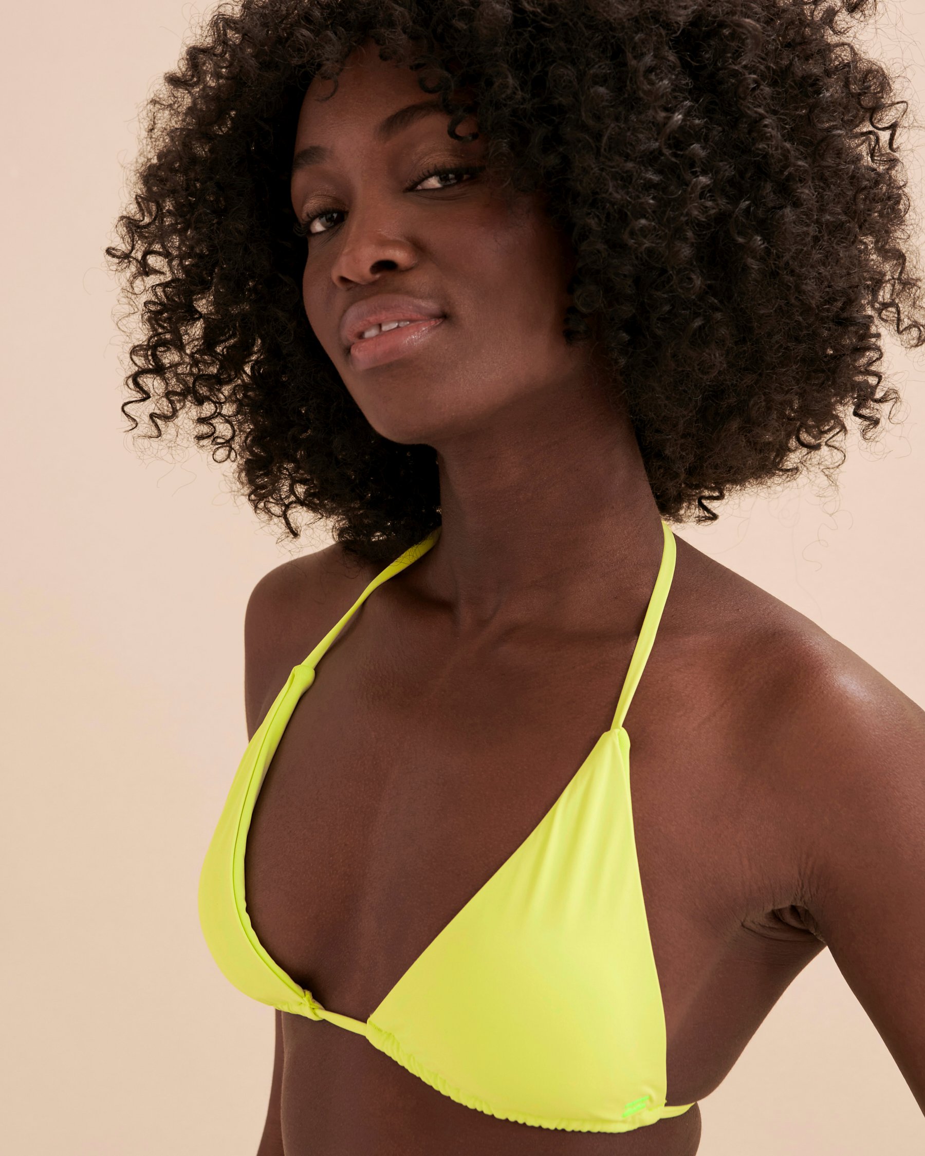 BILLABONG Sol Searcher Triangle Bikini Top Light lime ABJX300643 - View3