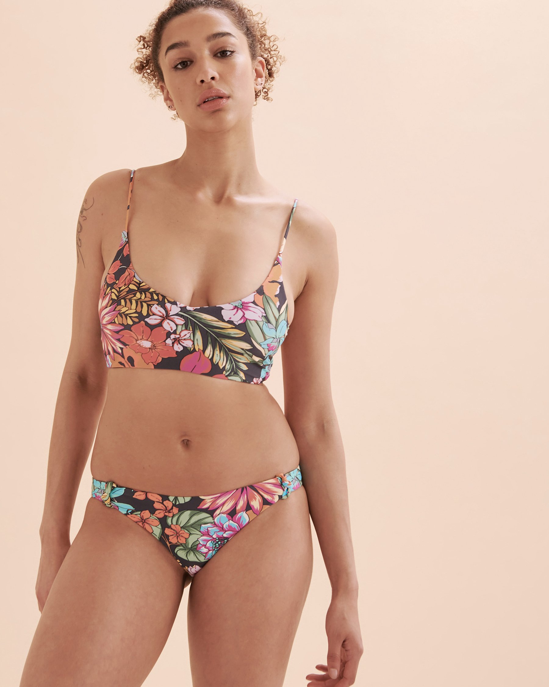 O'NEILL Haut de bikini bralette Reina Tropical Fleurs tropicales et rayures SU3474009T - View1