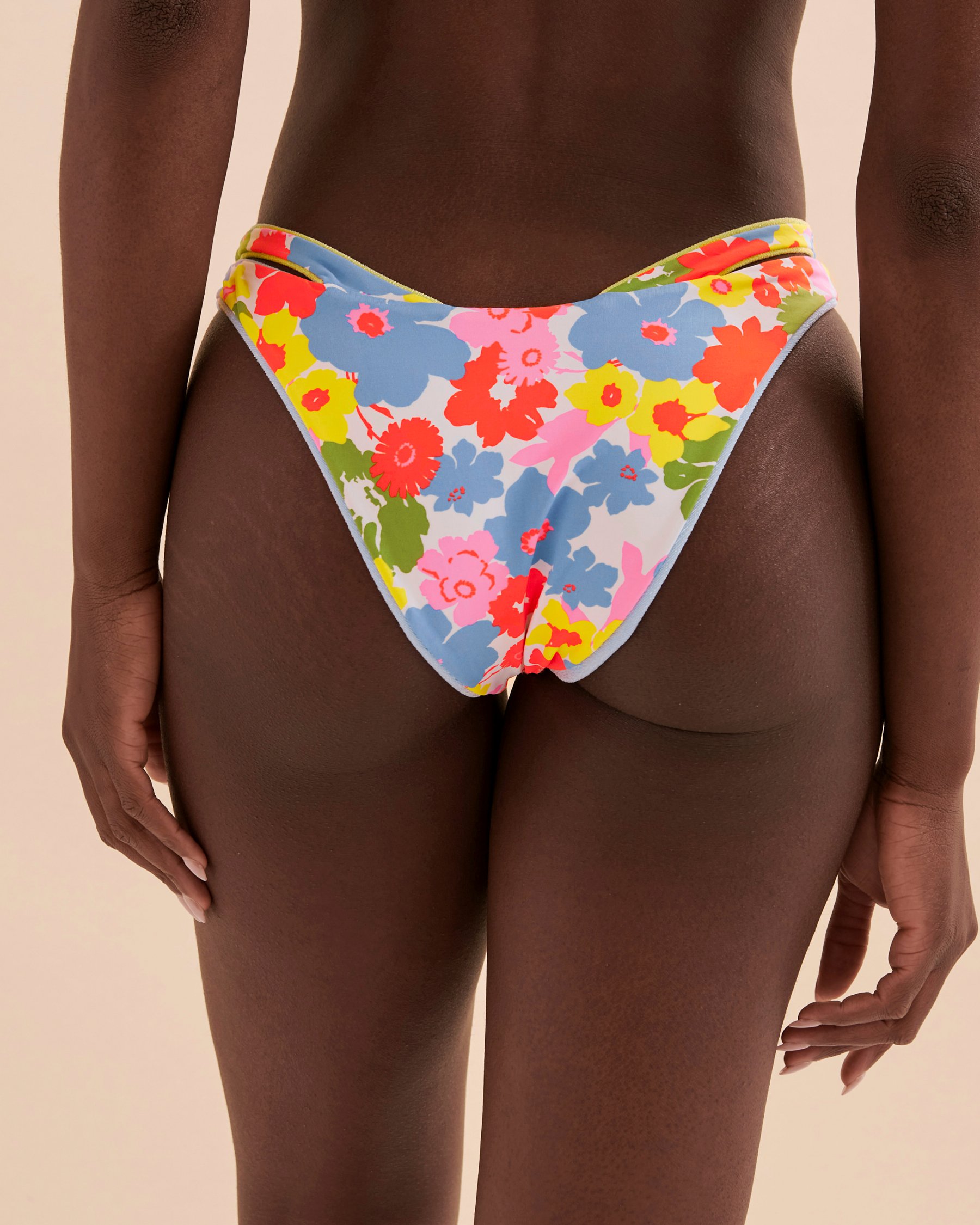 MAAJI Serenity Lavender Reversible High Leg Bikini Bottom Lavender blue 3575SCC001 - View3