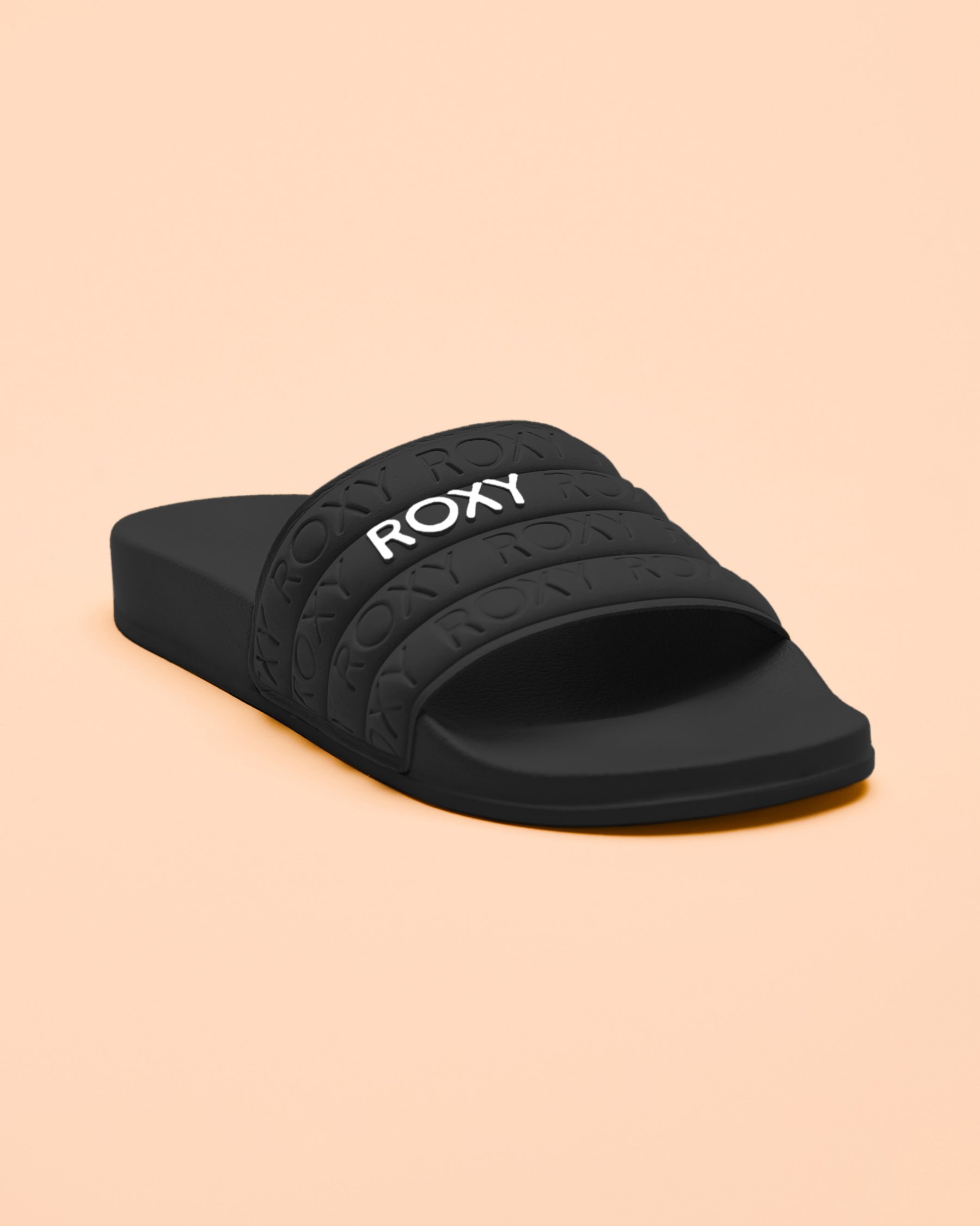 ROXY Sandales Slippy Noir ARJL100999 - Voir4