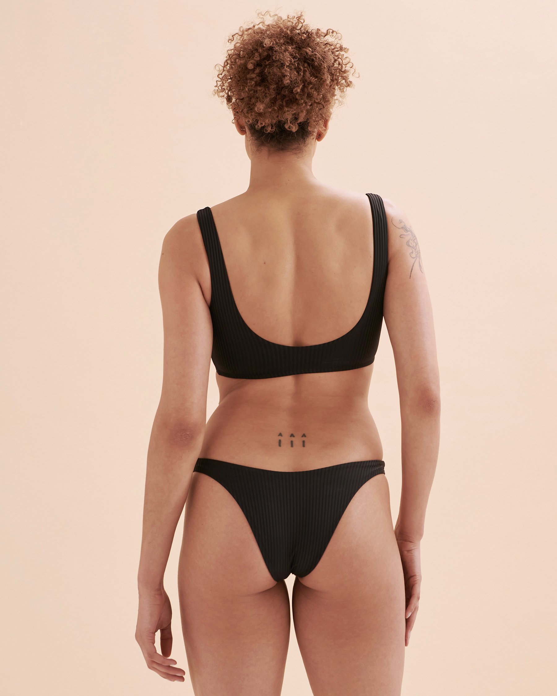 VITAMIN A Haut de bikini bralette Astrid Ecorib Noir 2314T - View2