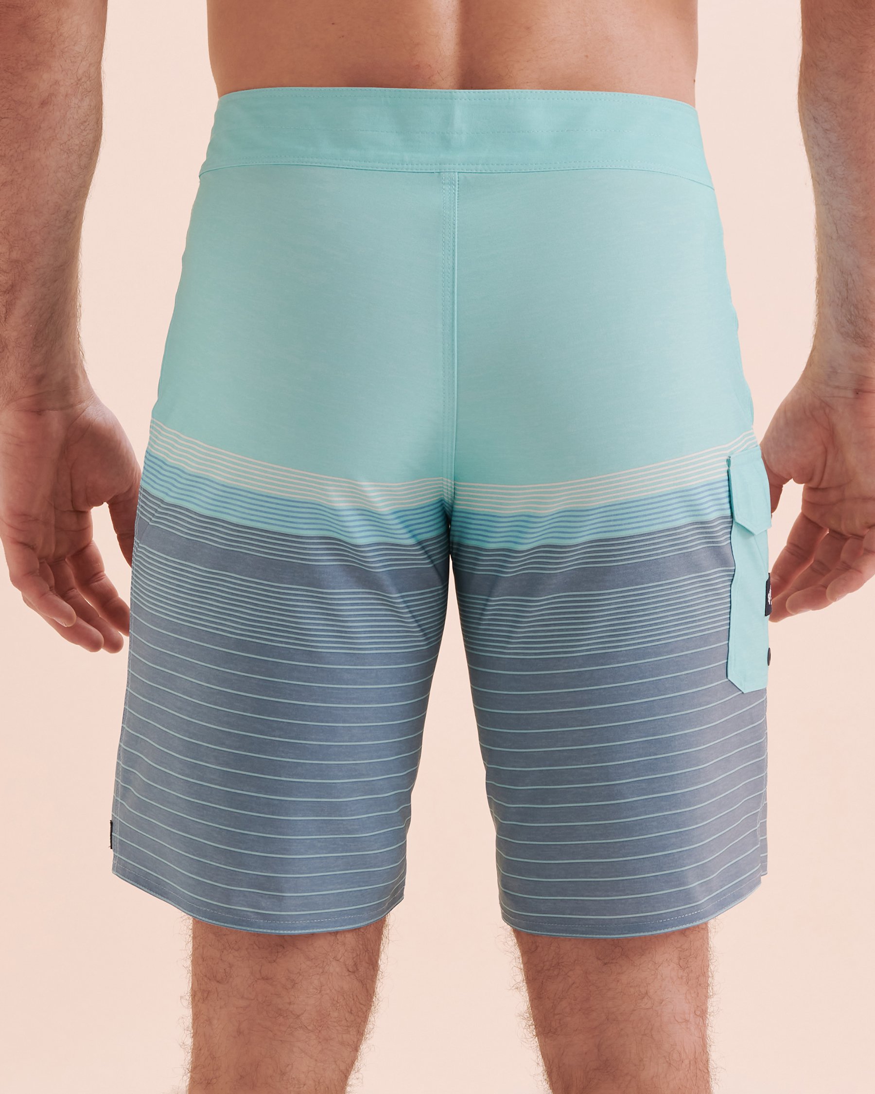 BILLABONG Maillot boardshort All Day Heather Strip Pro Bleu ABYBS00477 - Voir5