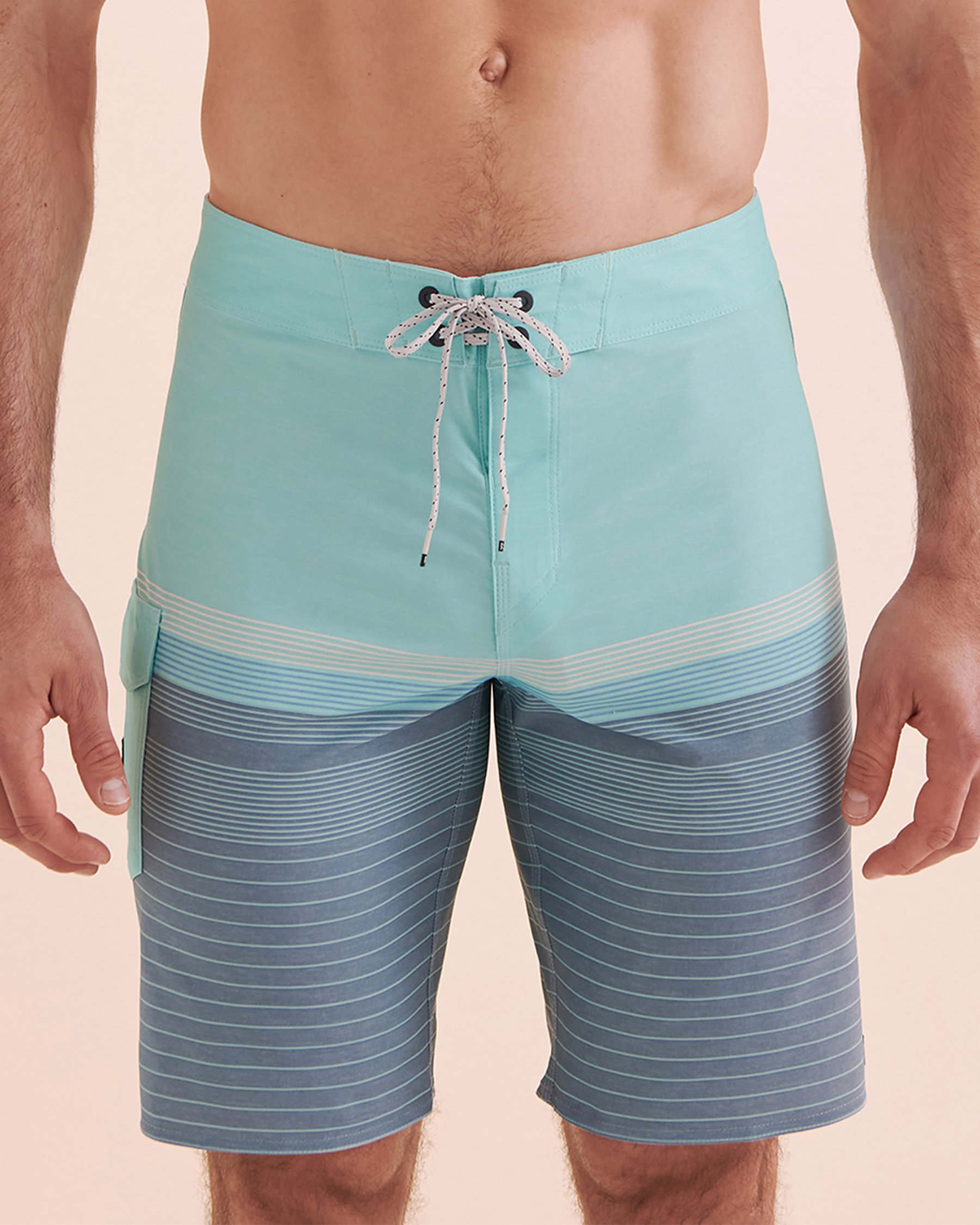 BILLABONG All Day Heather Strip Pro Boardshort Swimsuit Blue ABYBS00477 - View4