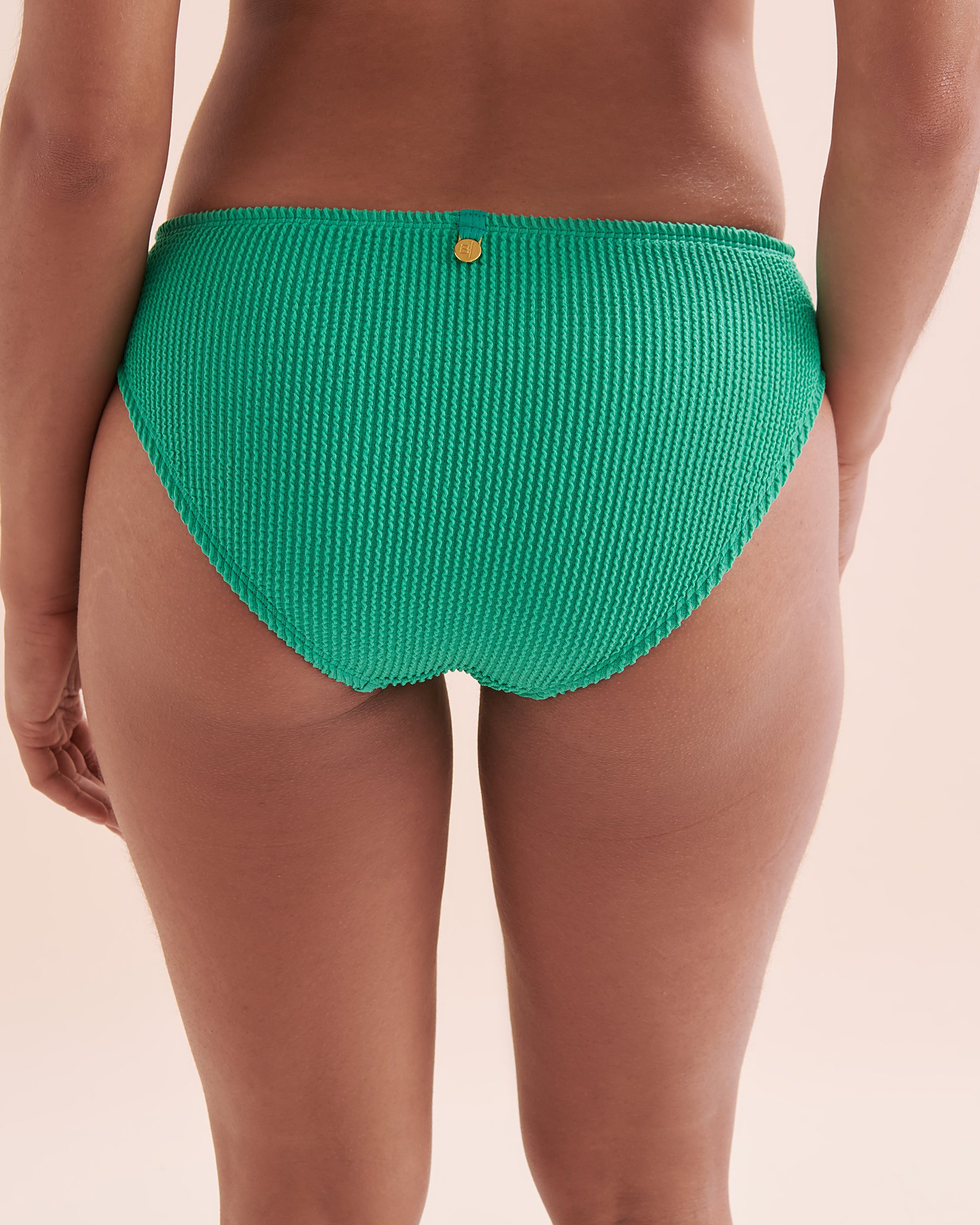 BLEU ROD BEATTIE Pucker Up Textured Hipster Bikini Bottom Laguna Green RBPU24546 - View4