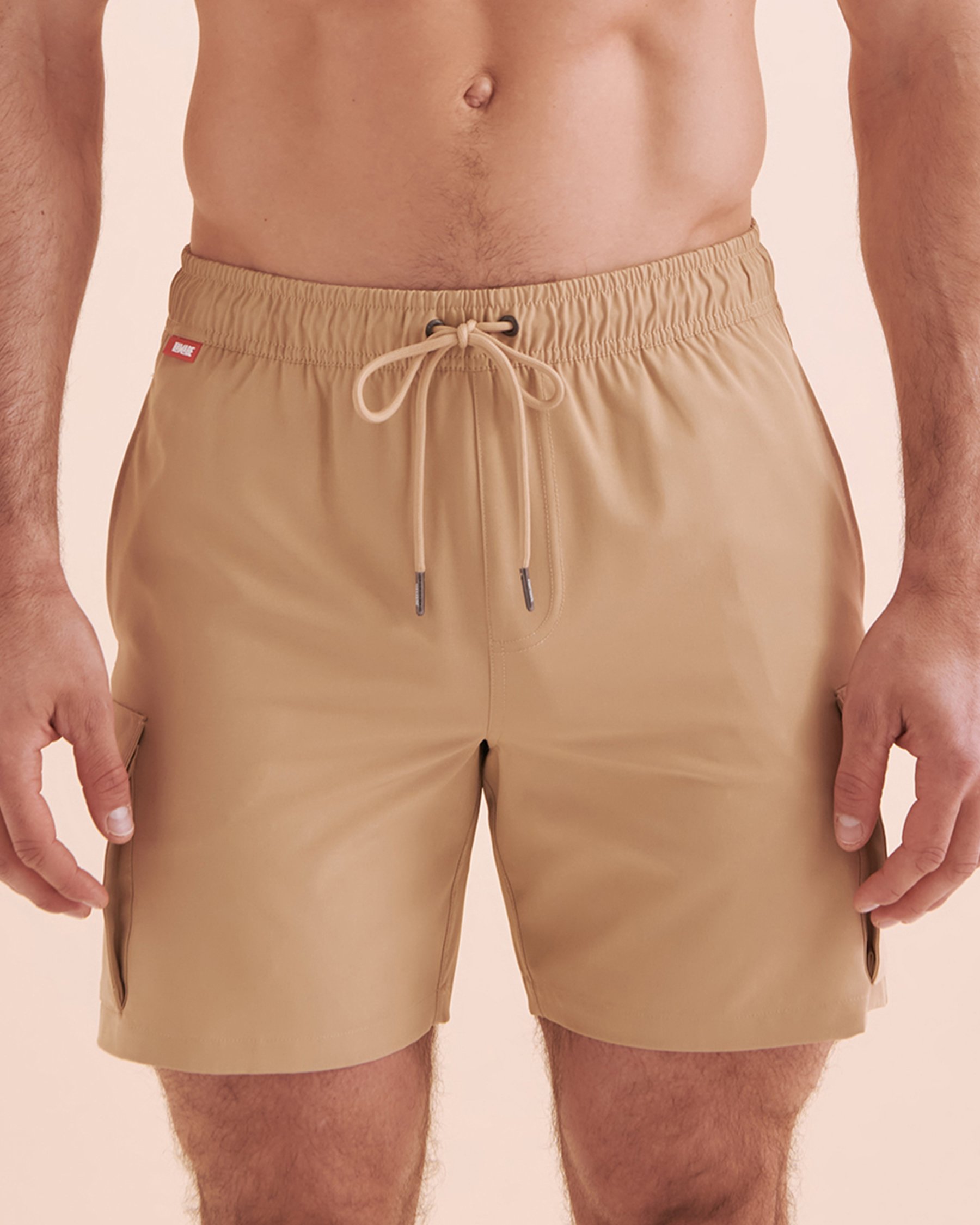 HAMABE Cargo Volley Swimsuit Khaki 03100034 - View4