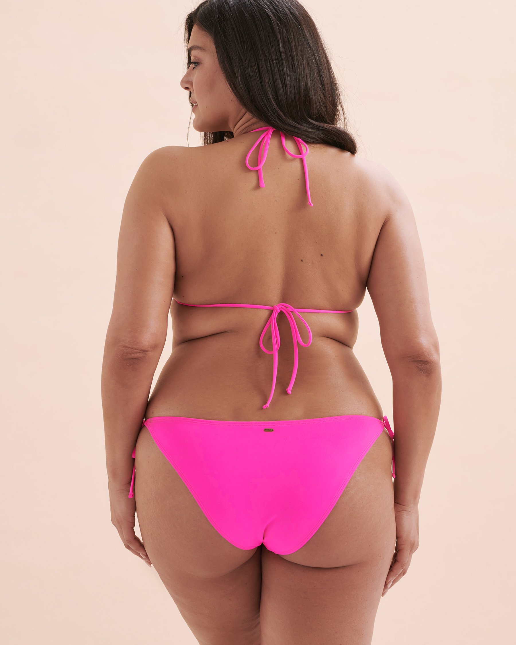 RIP CURL Classic Surf Triangle Bikini Top Hot Pink 0AHWSW - View6