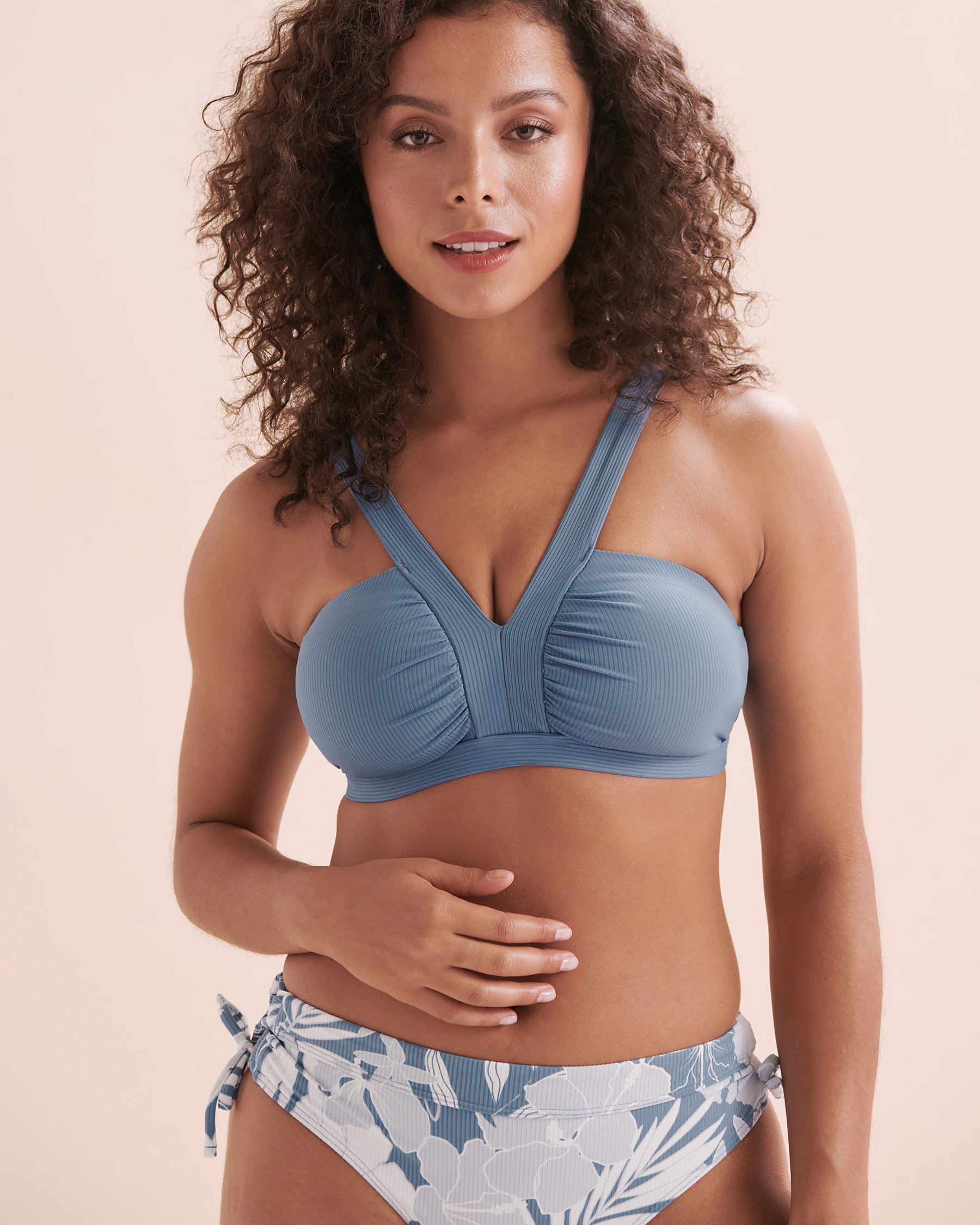 EAU DE SEA Oasis Bandeau Bikini Top Blue 01100297 - View10