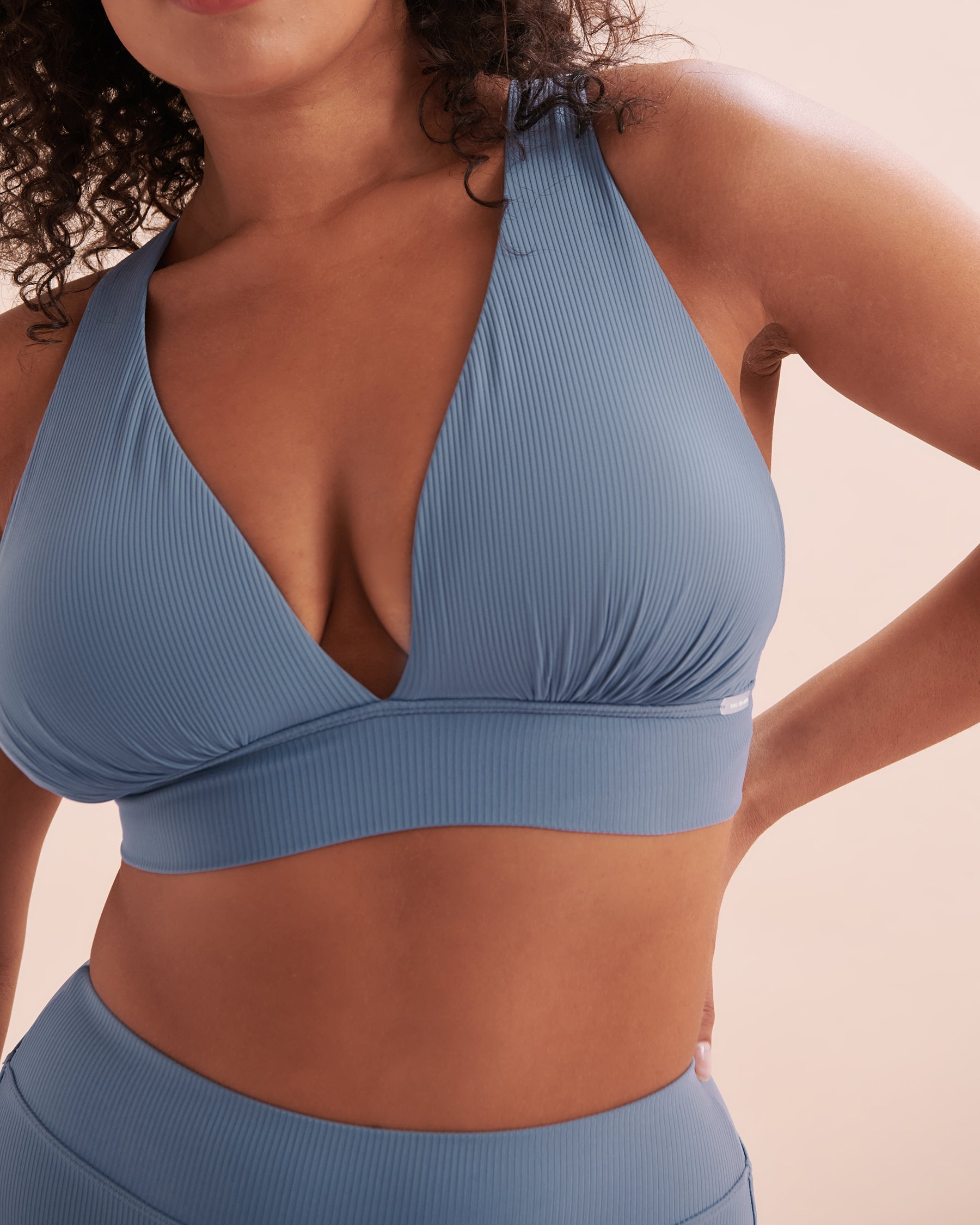 EAU DE SEA Oasis D Cup Triangle Bikini Top Blue 01200075 - View8