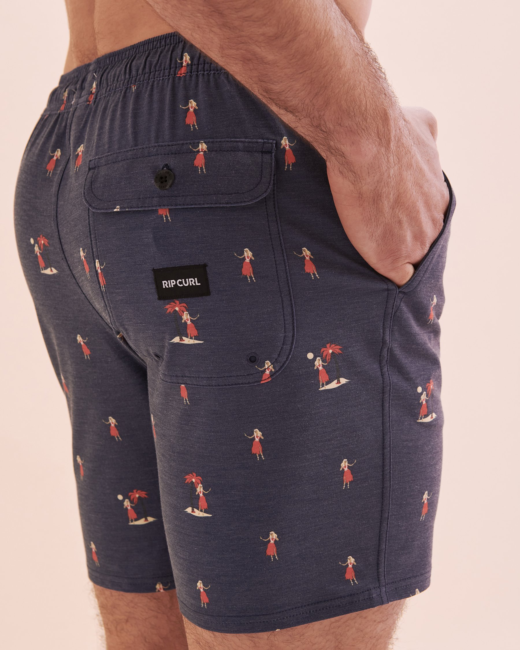 RIP CURL Luau Volley Swimsuit Dark Blue CBOQP9 - View2