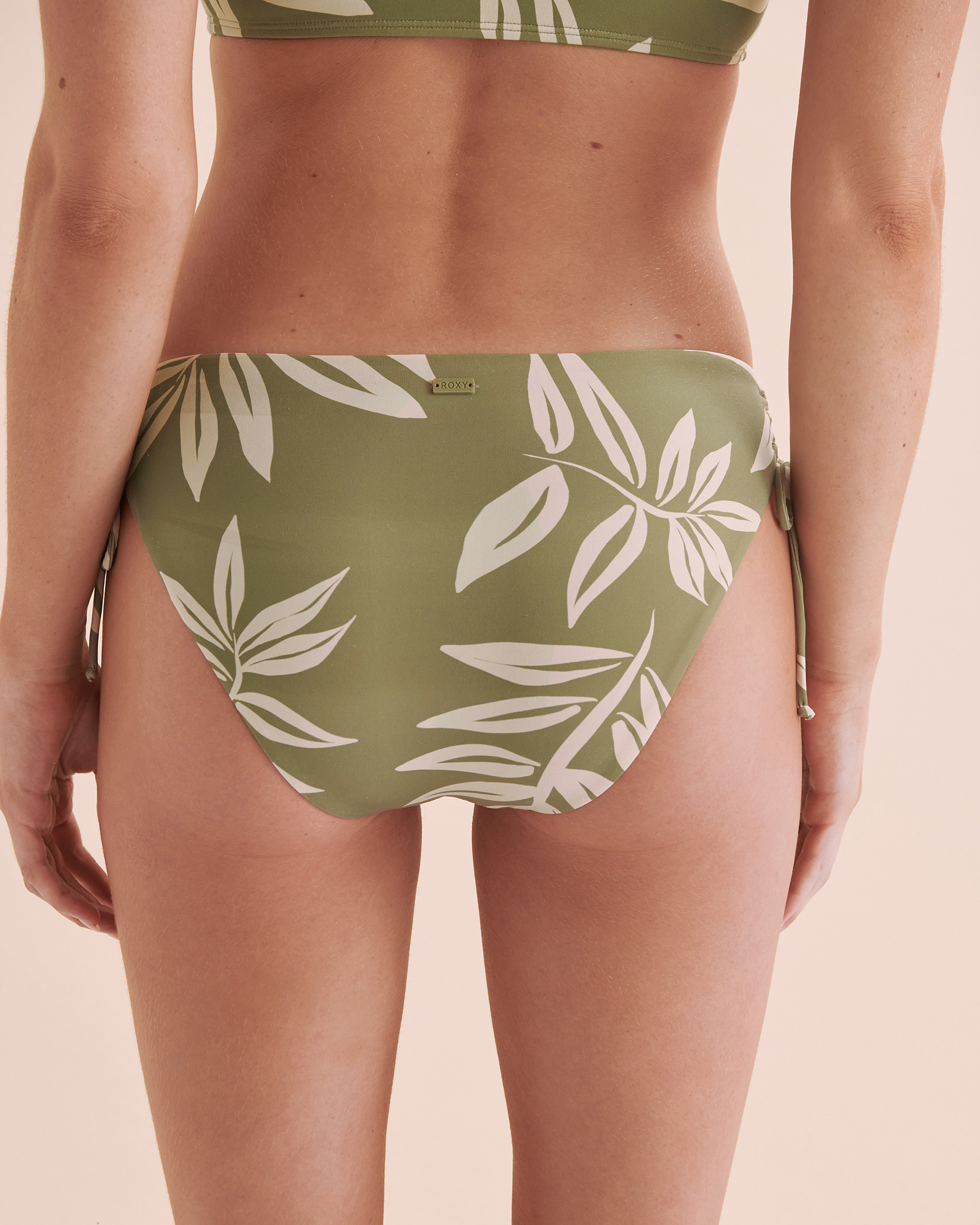 ROXY Bas de bikini noué aux hanches Beach Classics Vert ERJX404891 - View4