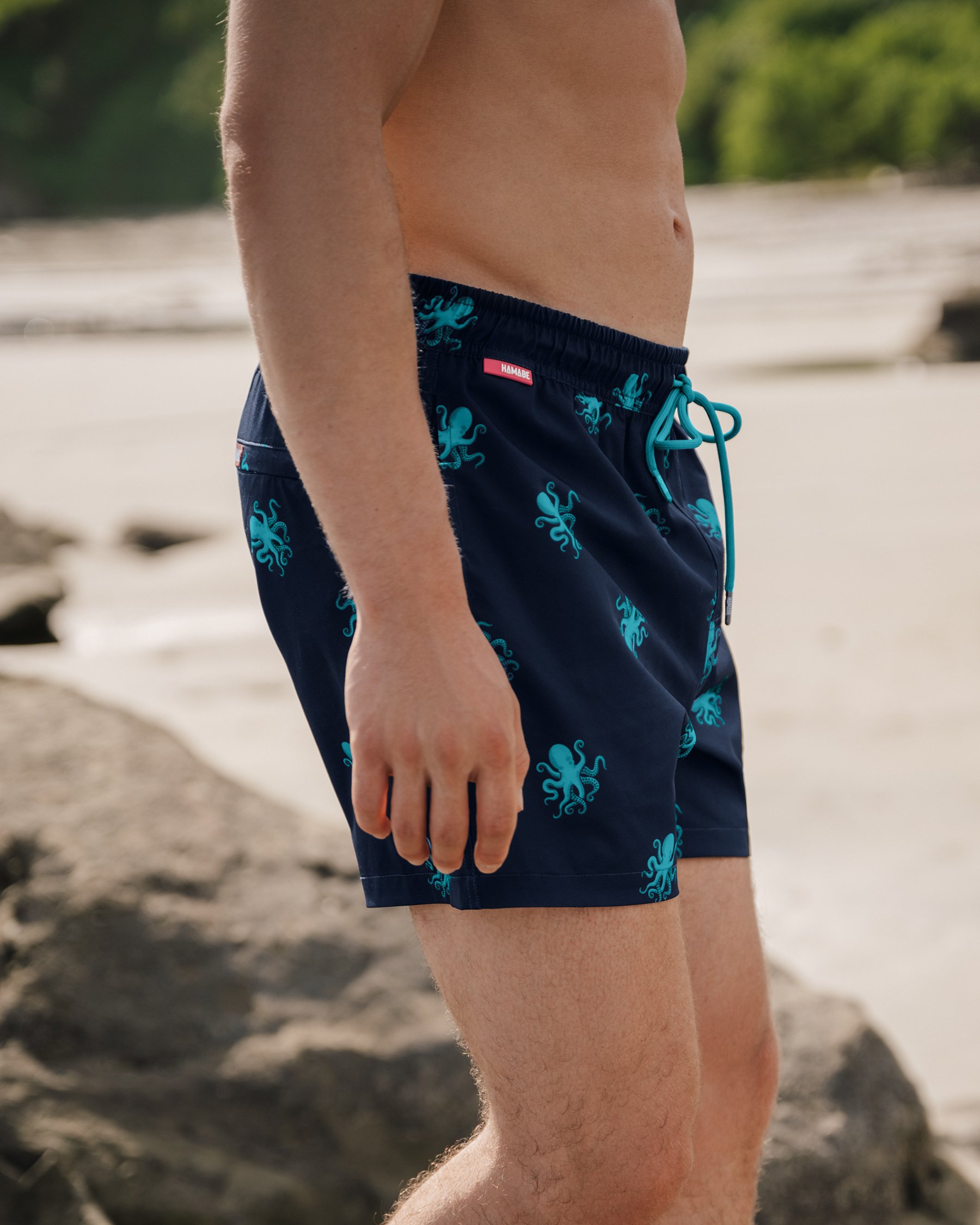 HAMABE Maillot volley Pieuvre bleue 03100037 - Voir3