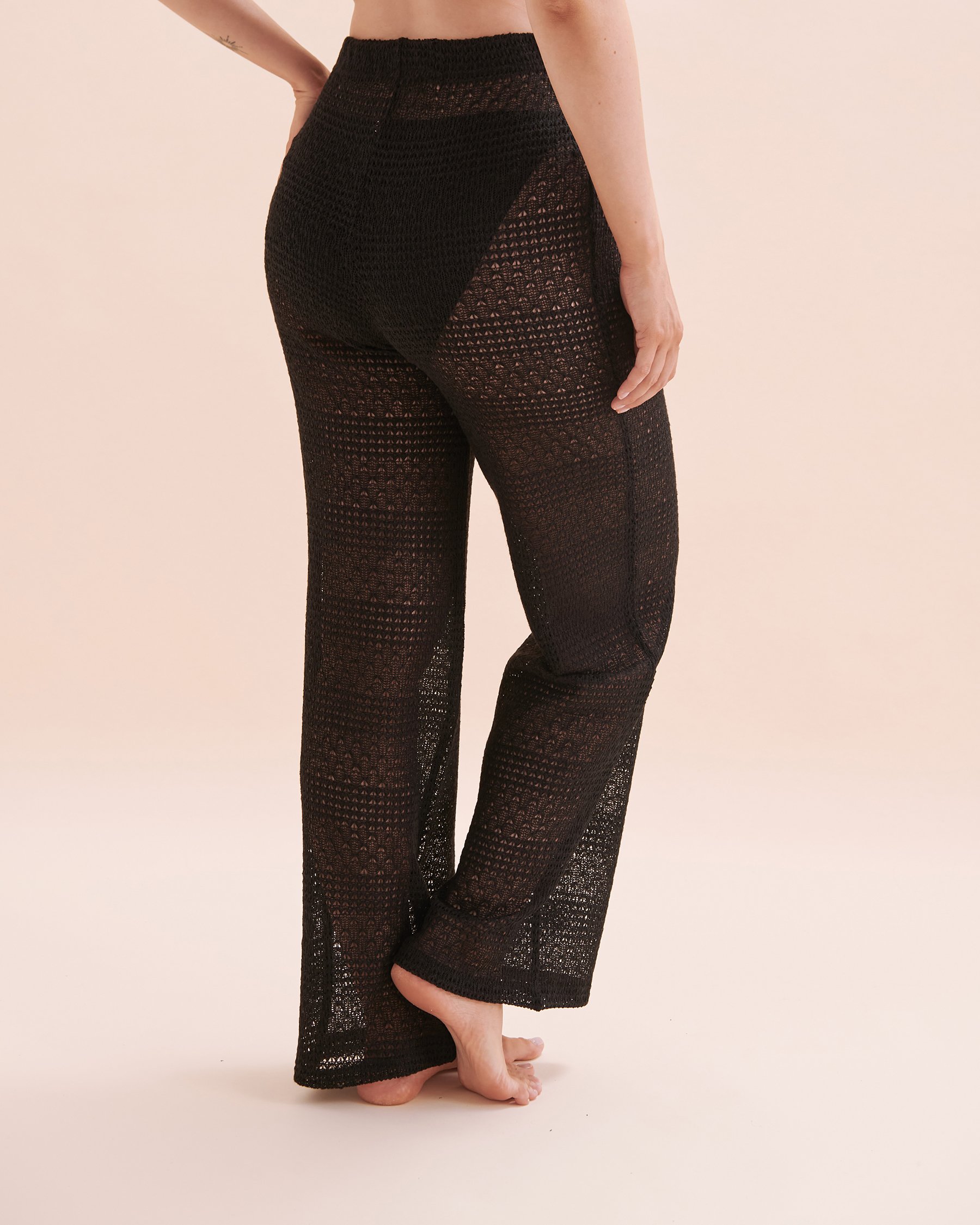 COVER ME Moroccan Crochet Pants Black 25027025 - View3