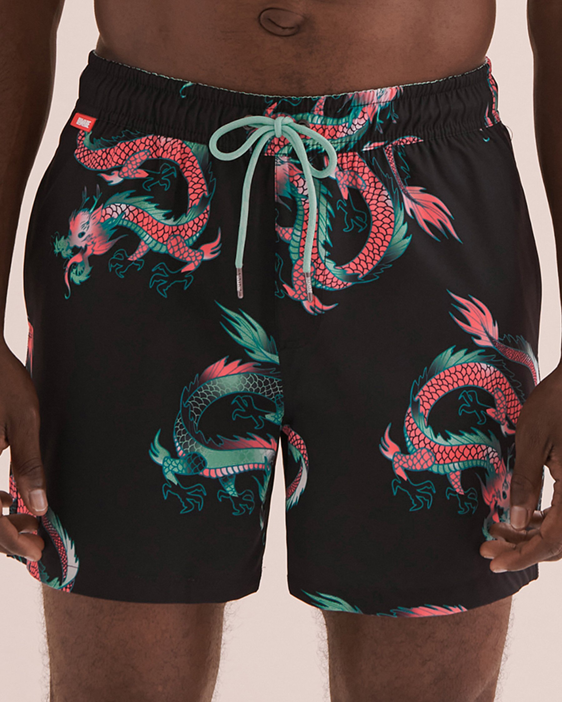 HAMABE Maillot volley Noir/Dragon 03100036 - Voir3