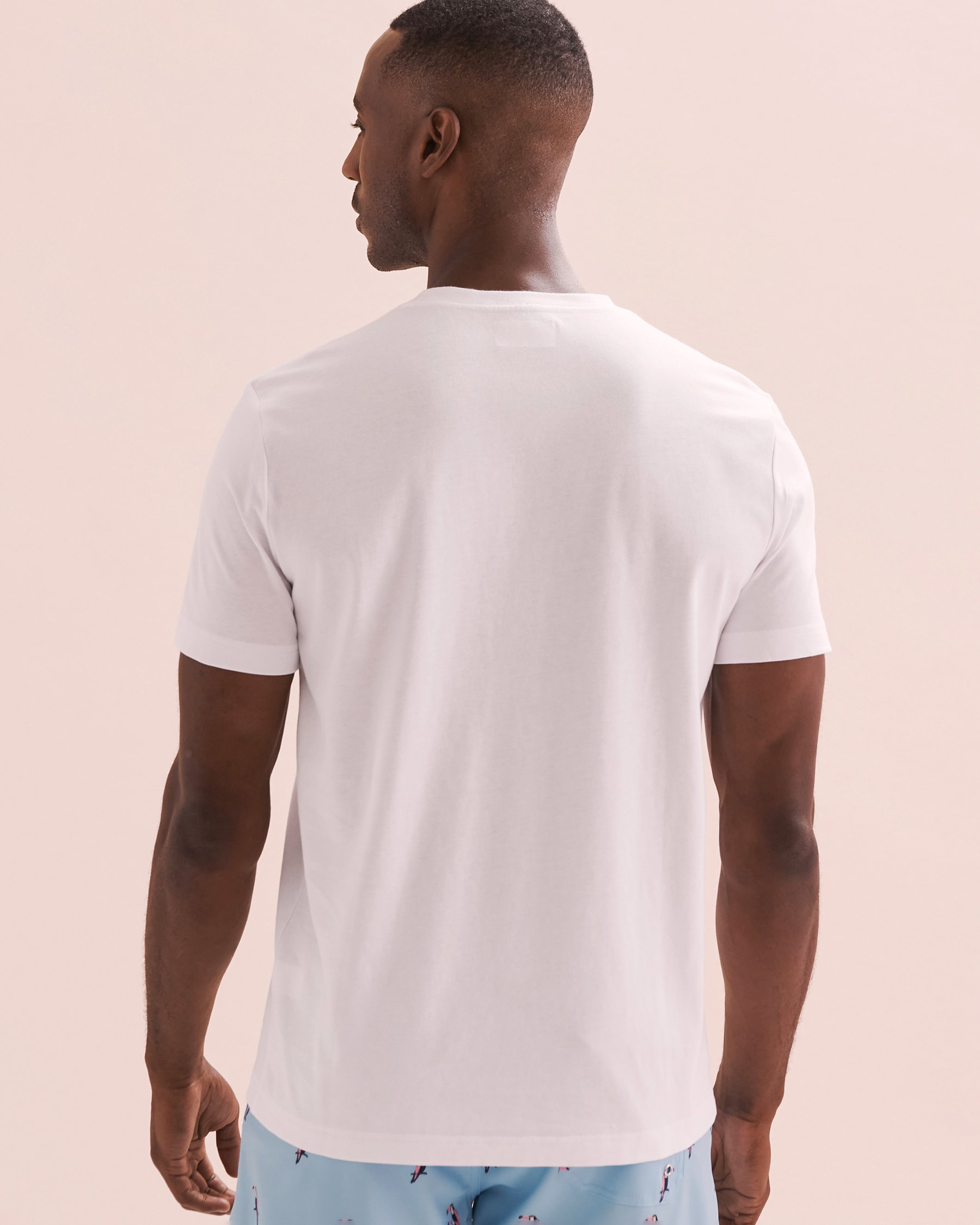 BERMIES T-shirt Surf Banana Blanc SURF BANANA - Voir5