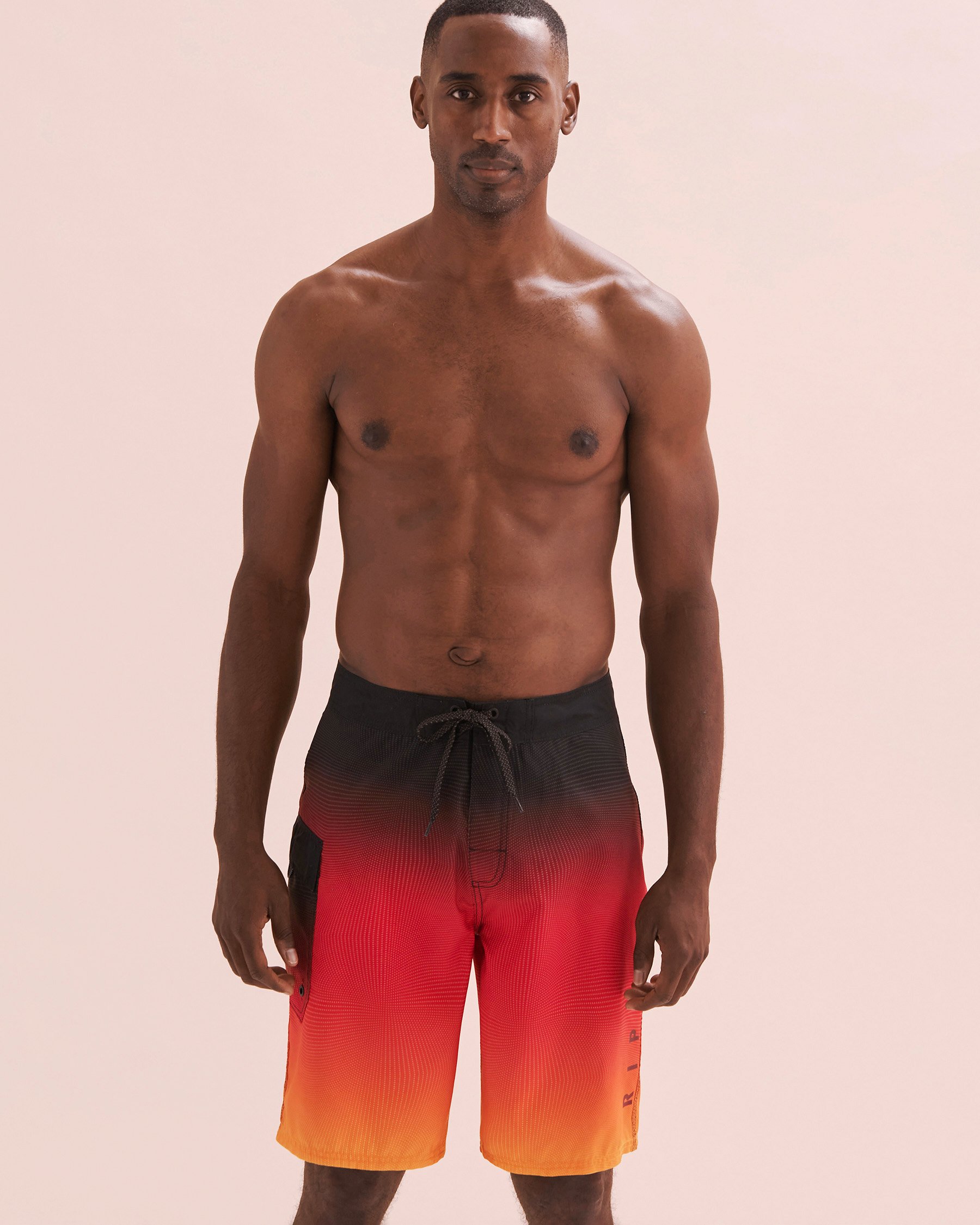 RIP CURL Maillot boardshort Shock Noir/Rouge/Jaune 09DMBO - Voir5