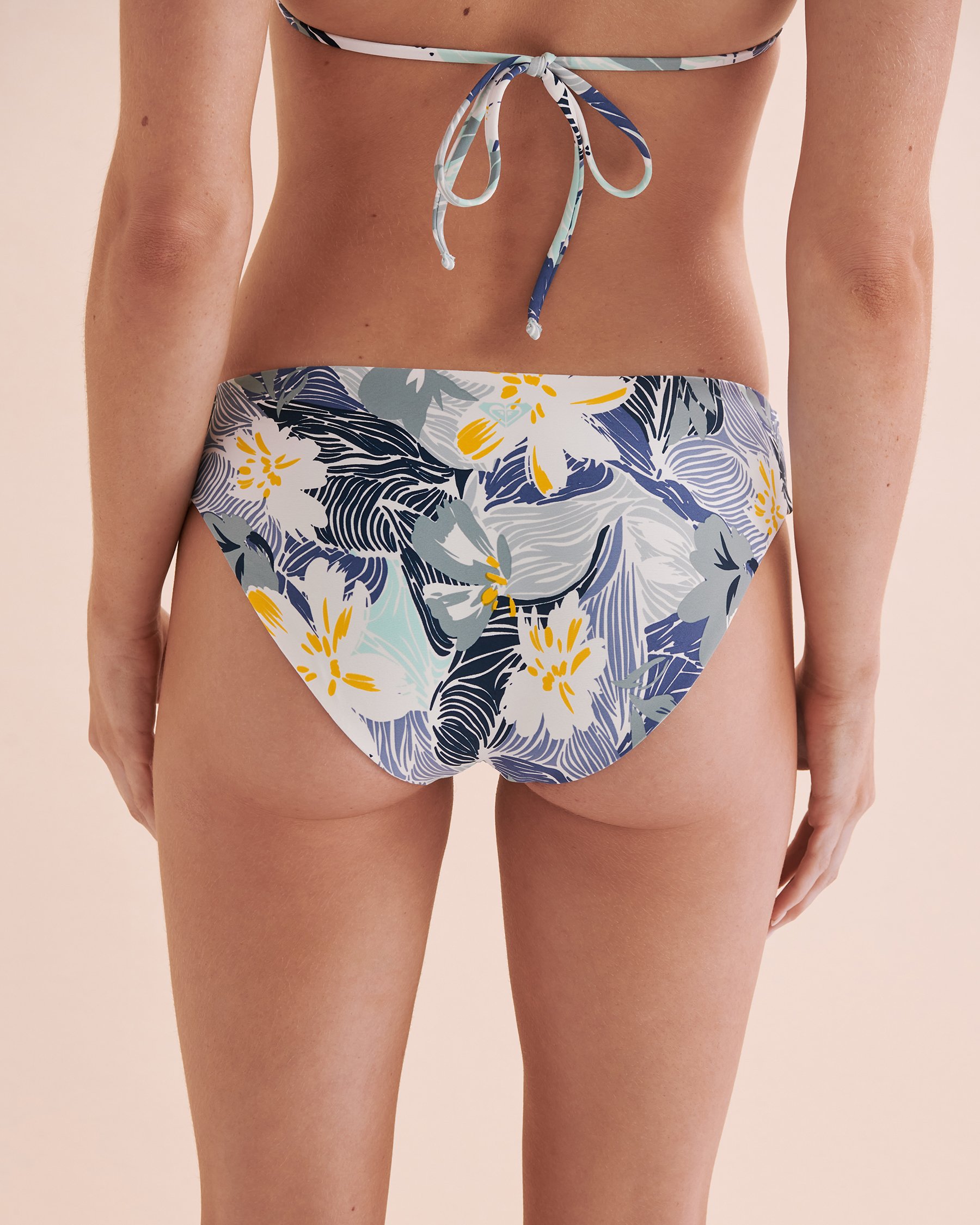 ROXY Bas de bikini aux hanches réversible PT Beach Classics Bleu tropical 434000906 - Voir3