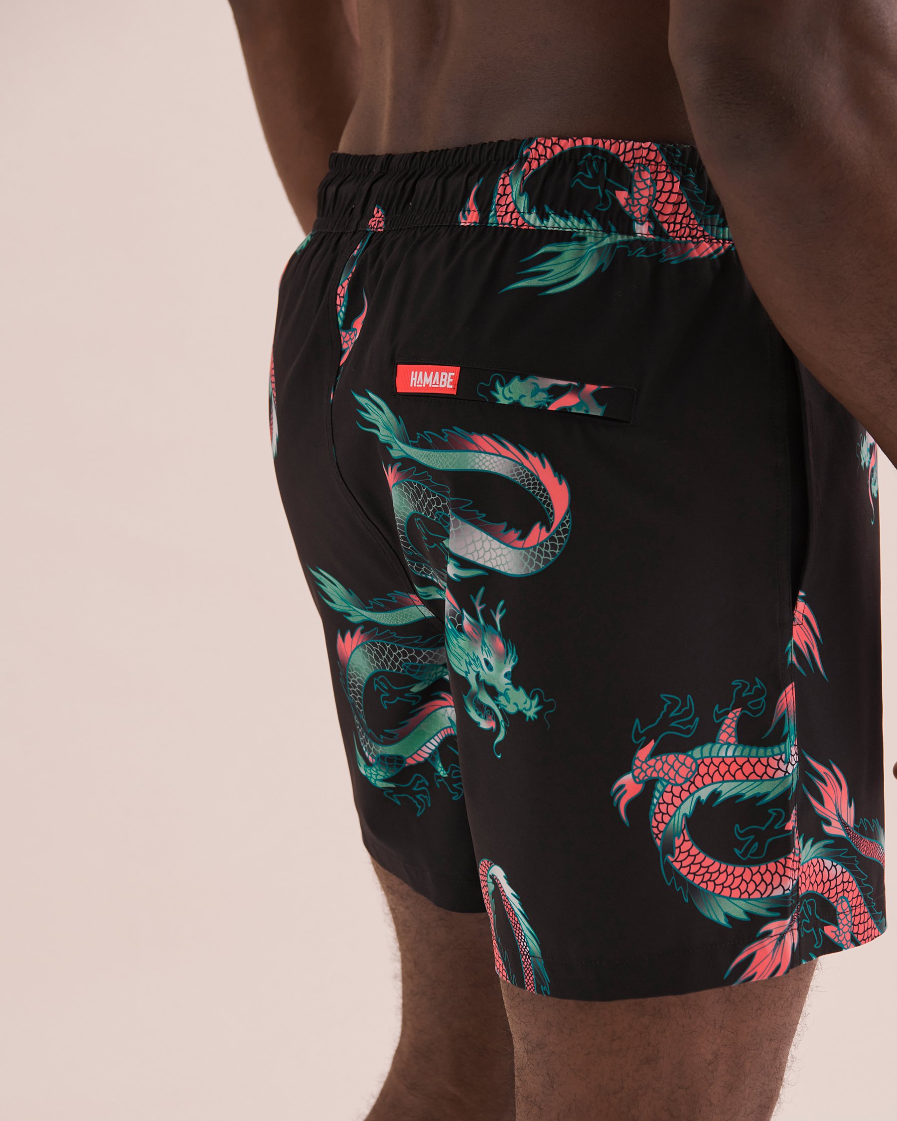 HAMABE Maillot volley Noir/Dragon 03100036 - Voir6