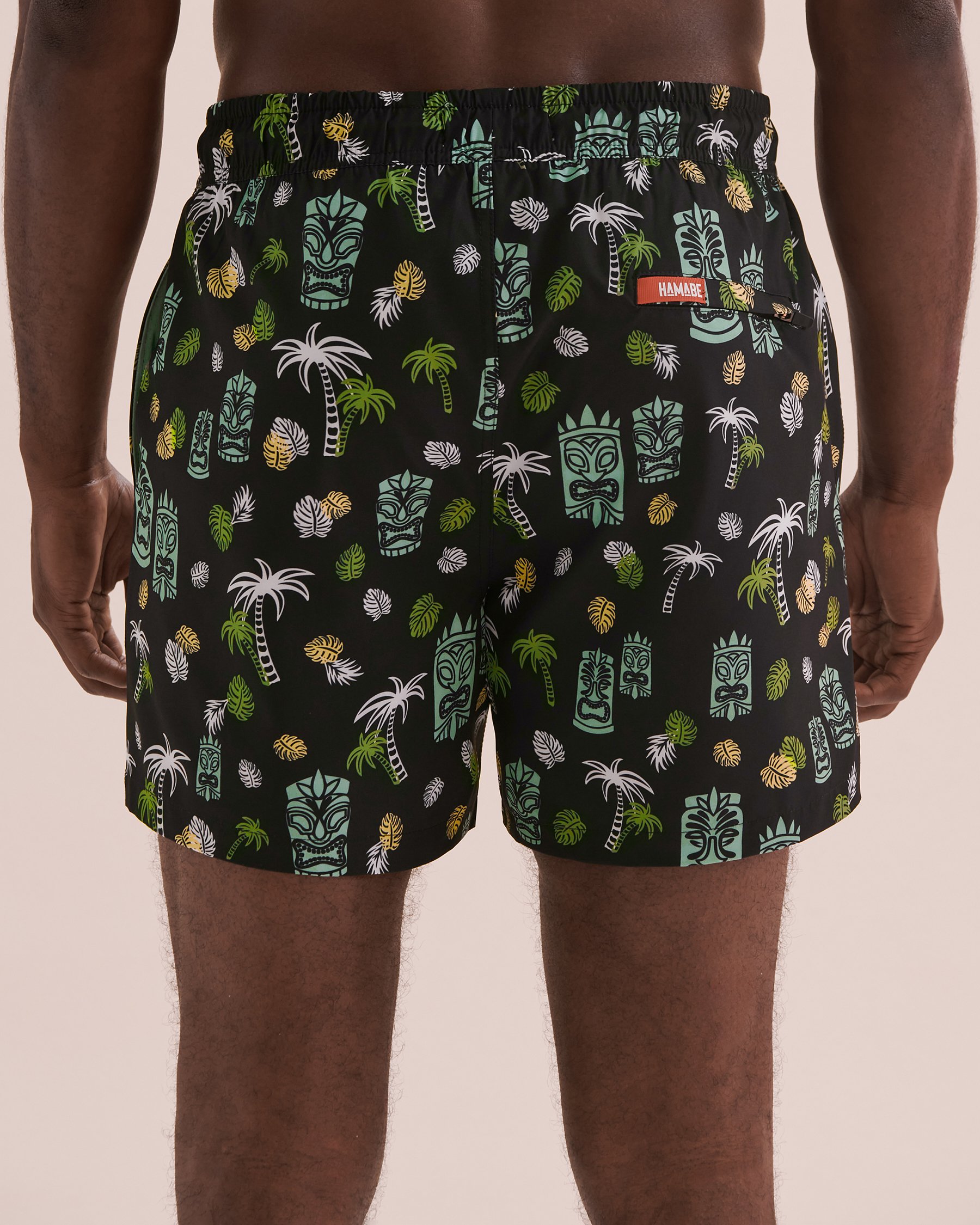 HAMABE Maillot volley Île Tiki bleu 03100036 - View4