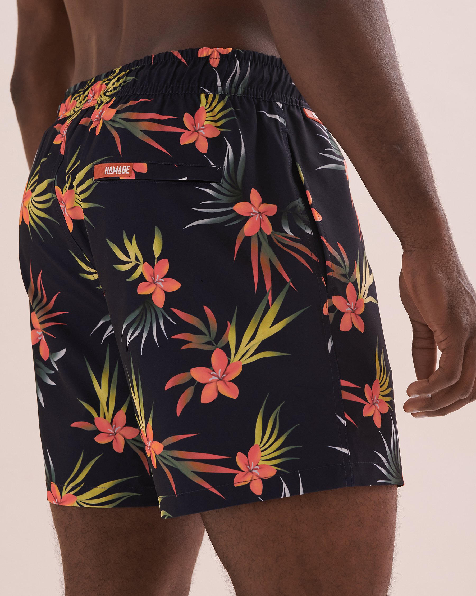 HAMABE Maillot volley Bleu marine/Tropiques 03100036 - View3