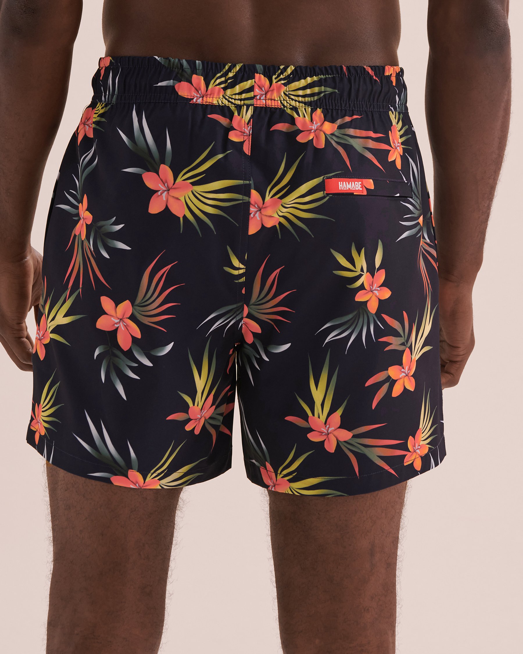 HAMABE Maillot volley Bleu marine/Tropiques 03100036 - View4