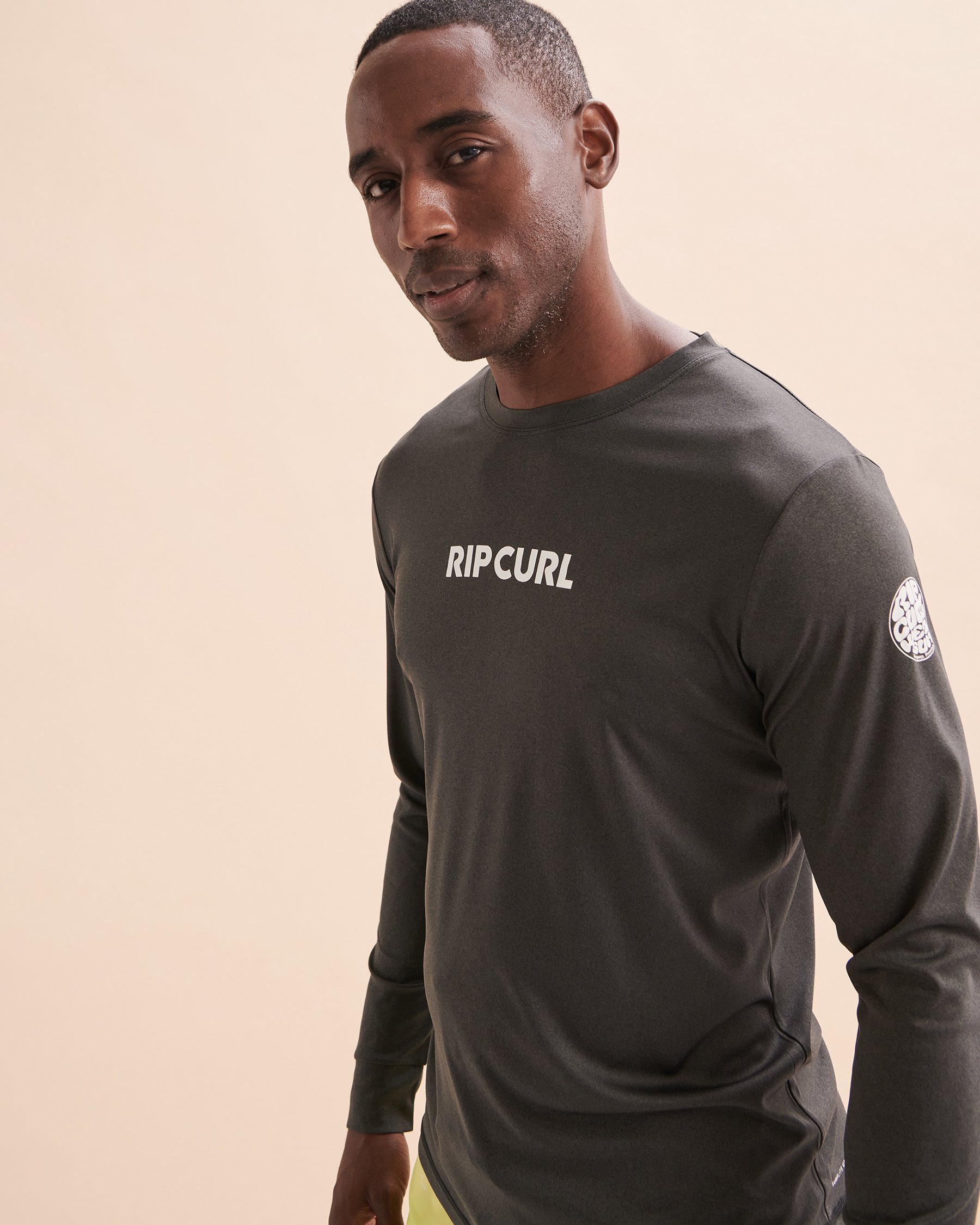 RIP CURL Dawn Patrol Long Sleeve UV Rashguard Black 151MRV - View3