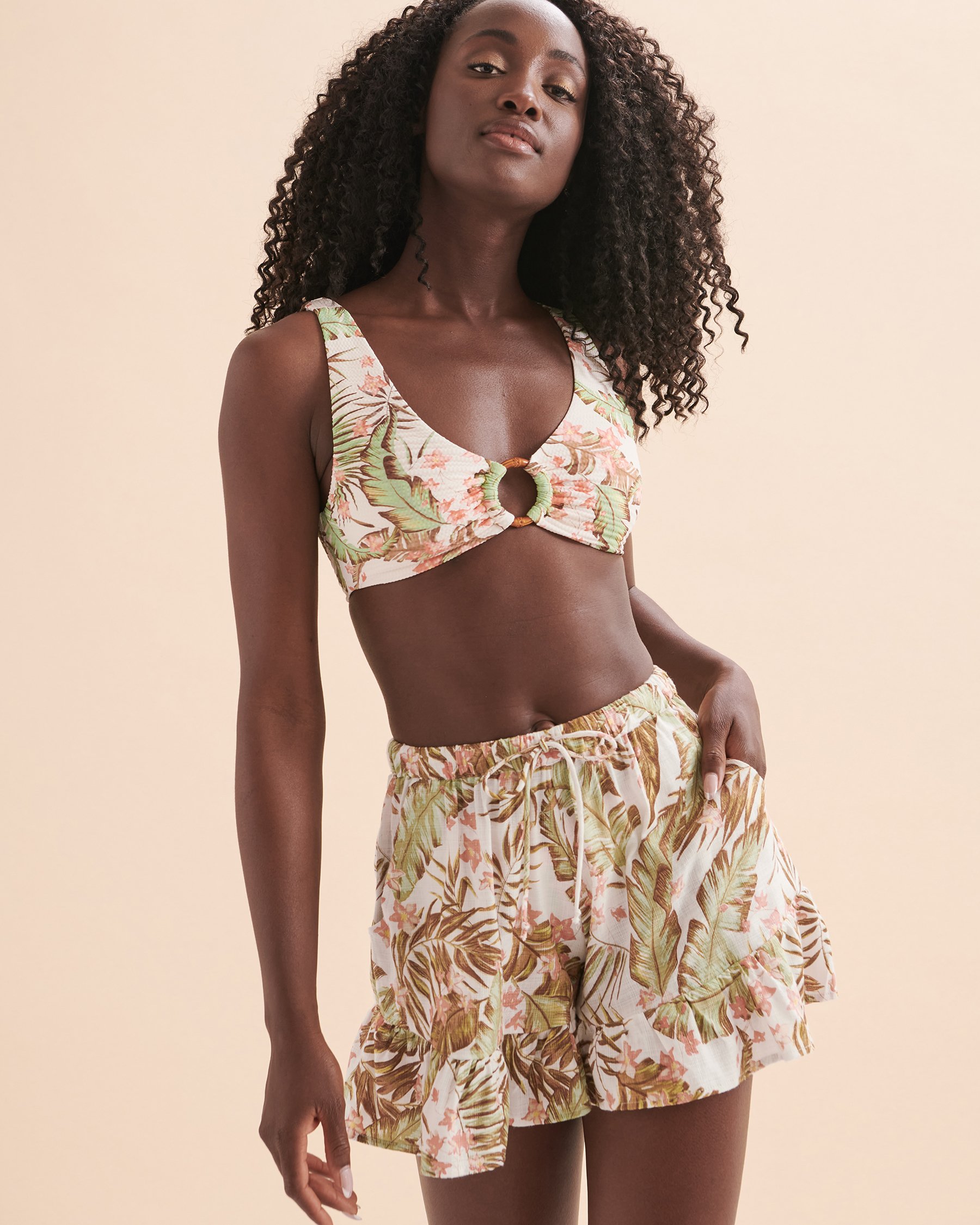 RIP CURL Short La Quinta Blanc cassé 02BWWS - View3