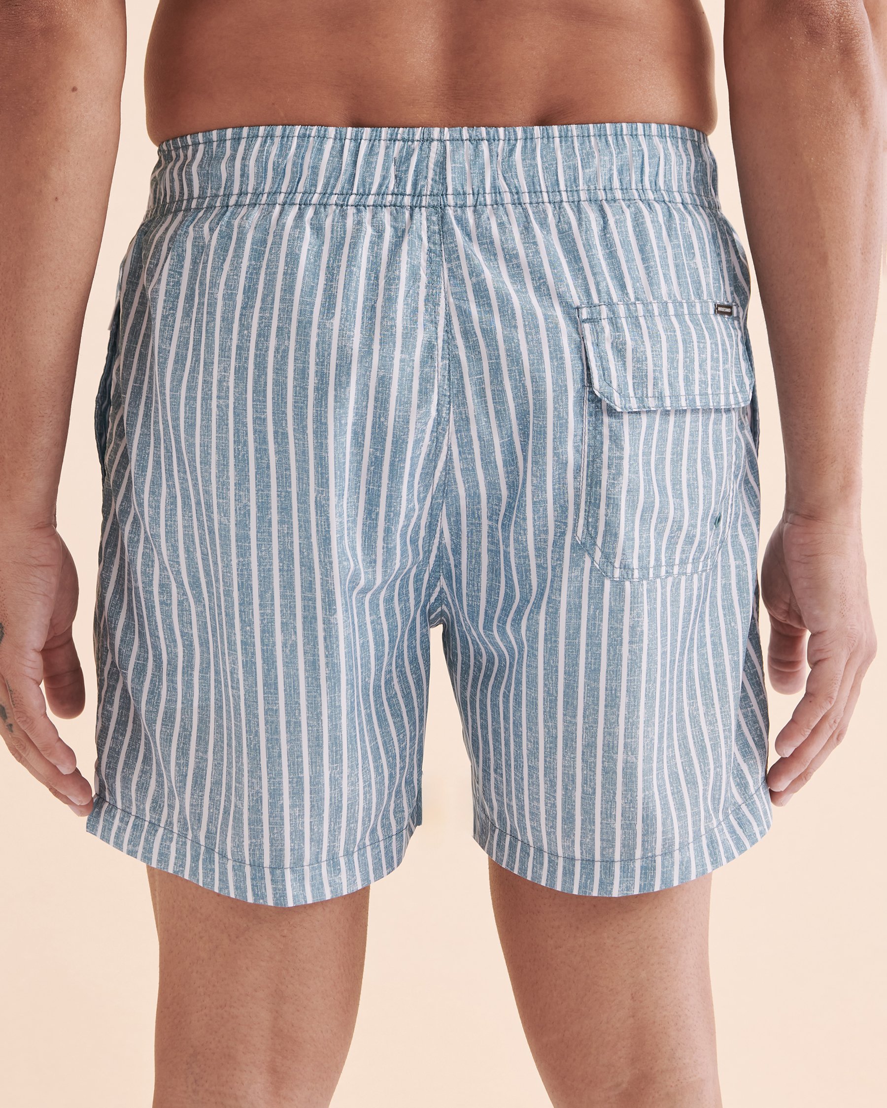 VINTAGE SUMMER Ponji Volley Swimsuit Sage V90701 - View2