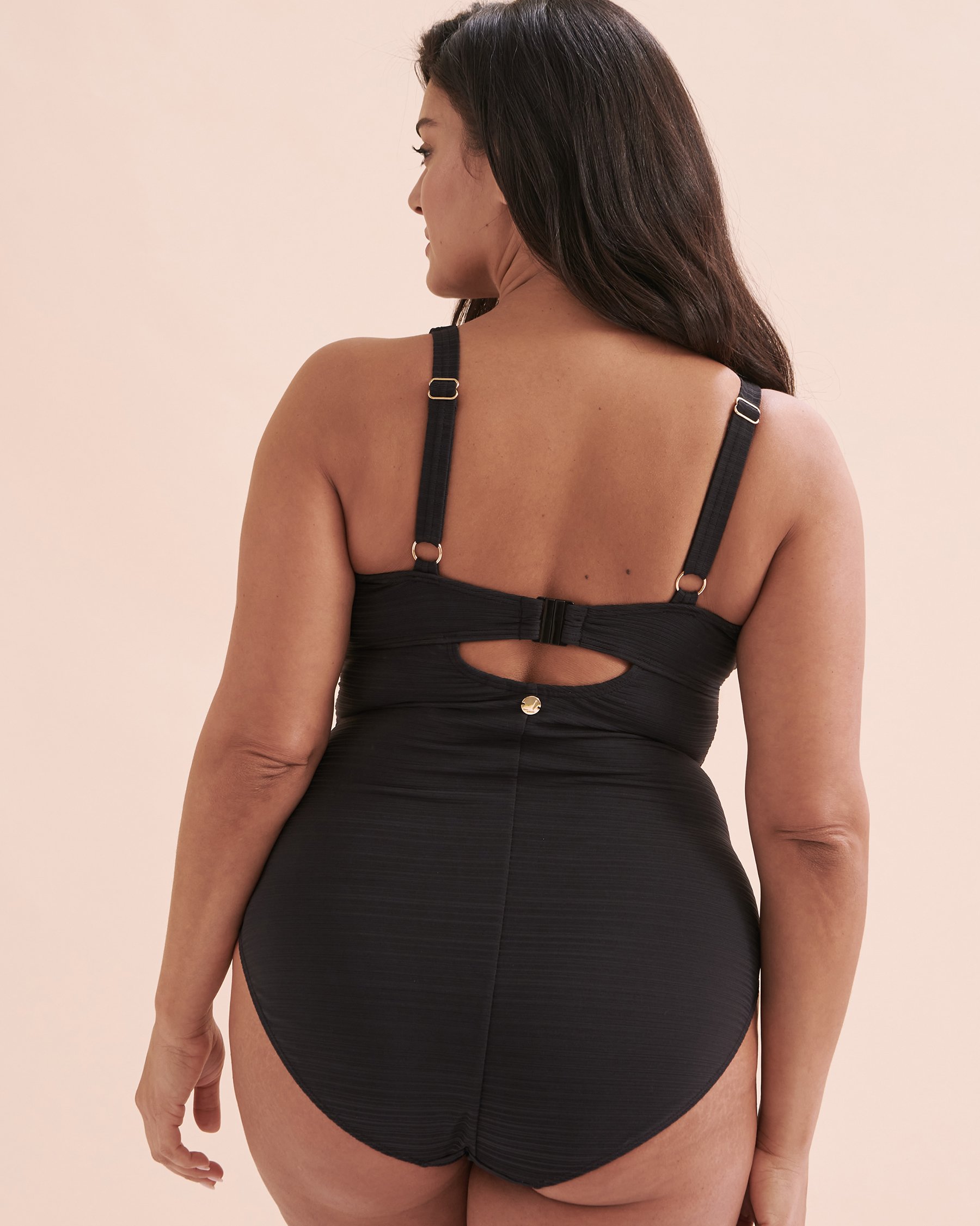 ARTESANDS Maillot une-pièce à découpe bonnet D/DD Aria Cezanne Noir AT1763GA - Voir7