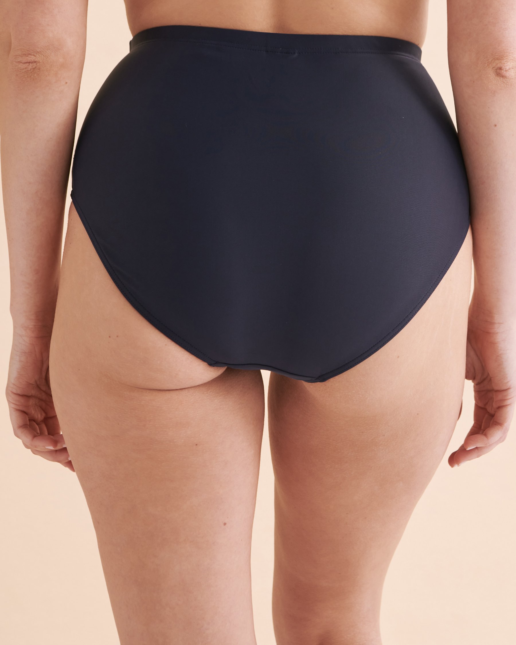 ARTESANDS Palmspiration Botticelli High Waist Bikini Bottom Dark Navy ATR4705PN - View2