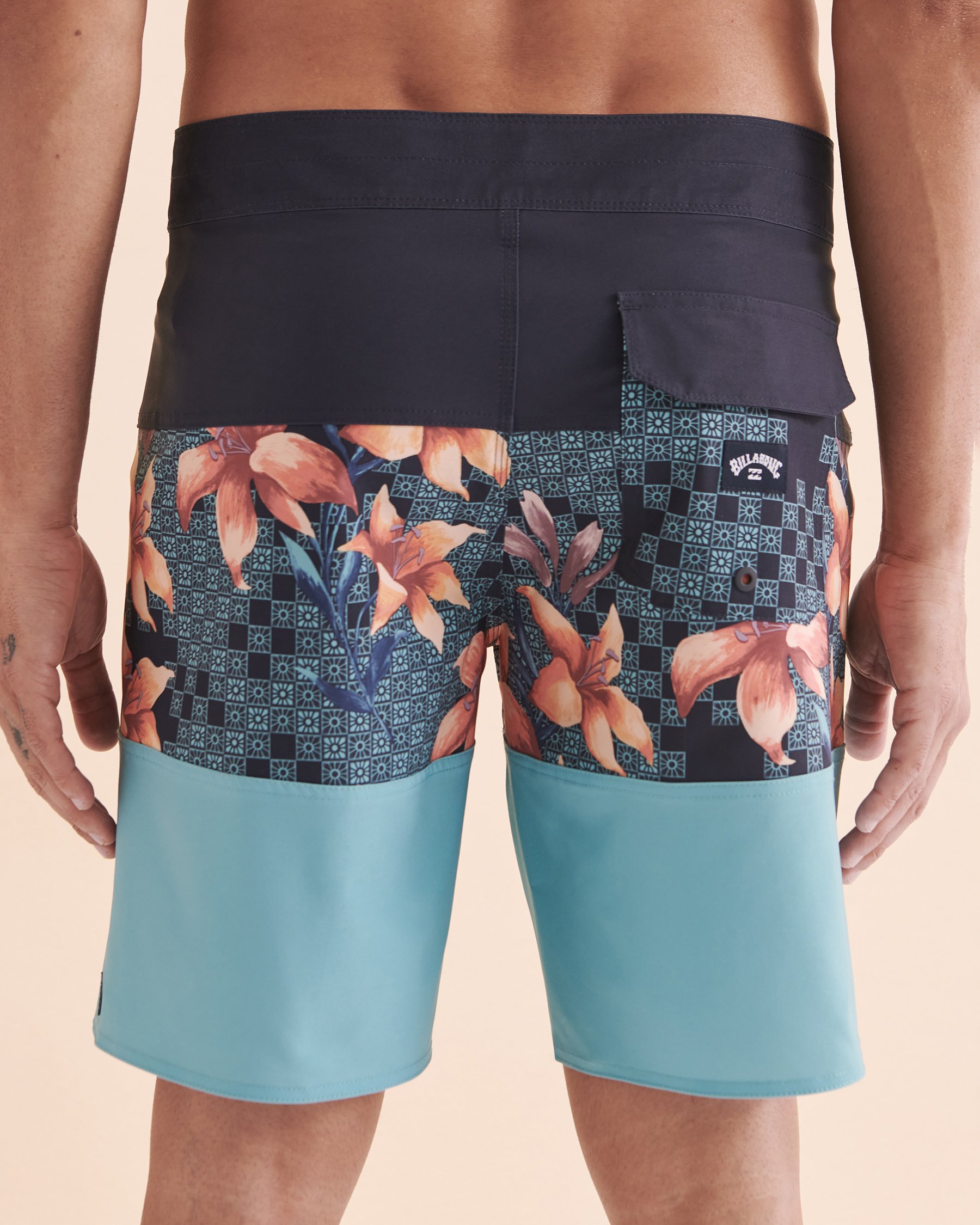 BILLABONG Tribong Pro Boardshort Swimsuit Blue Tropical ABYBS00454 - View2