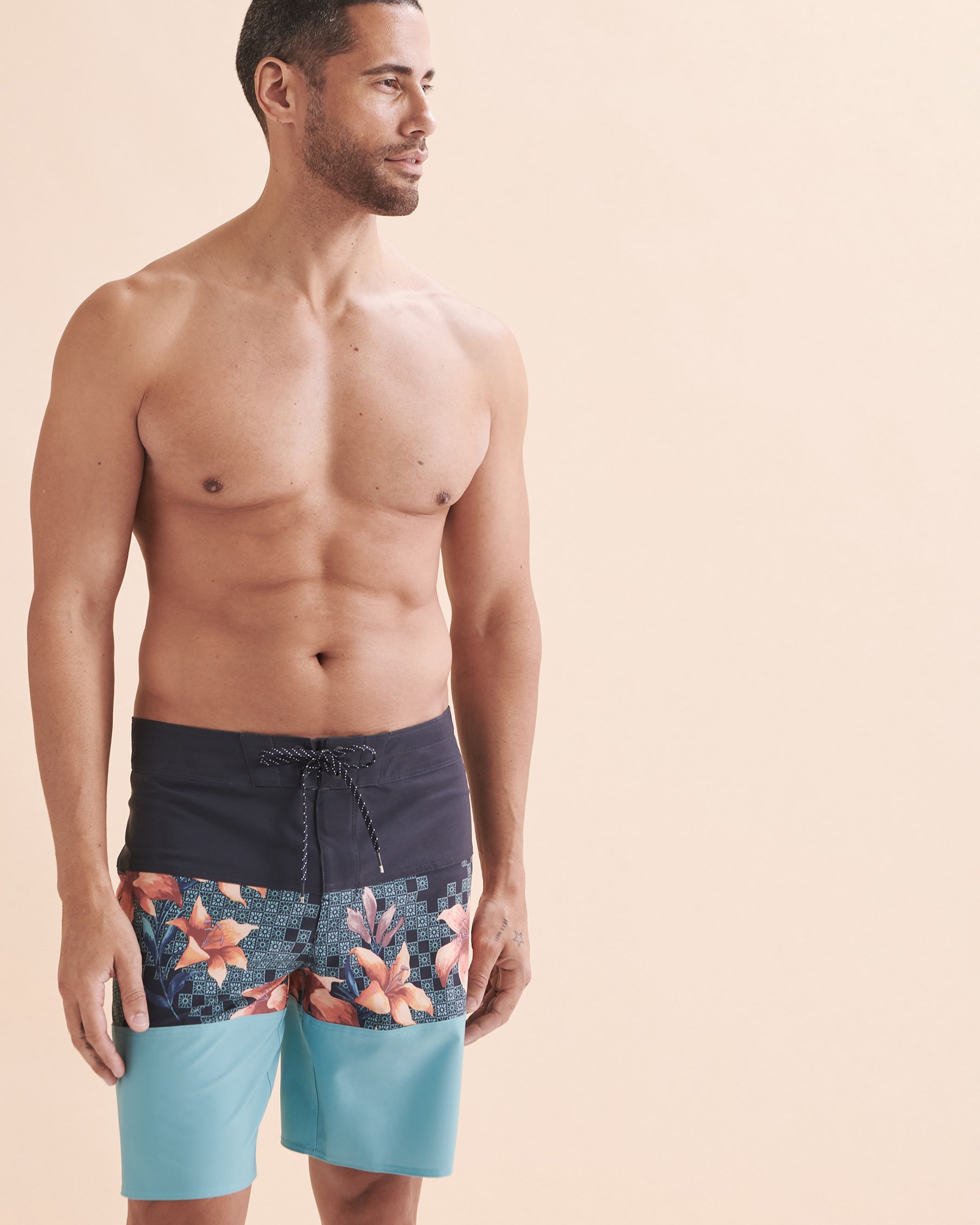 BILLABONG Maillot boardshort Tribong Pro Tropical bleu ABYBS00454 - Voir4