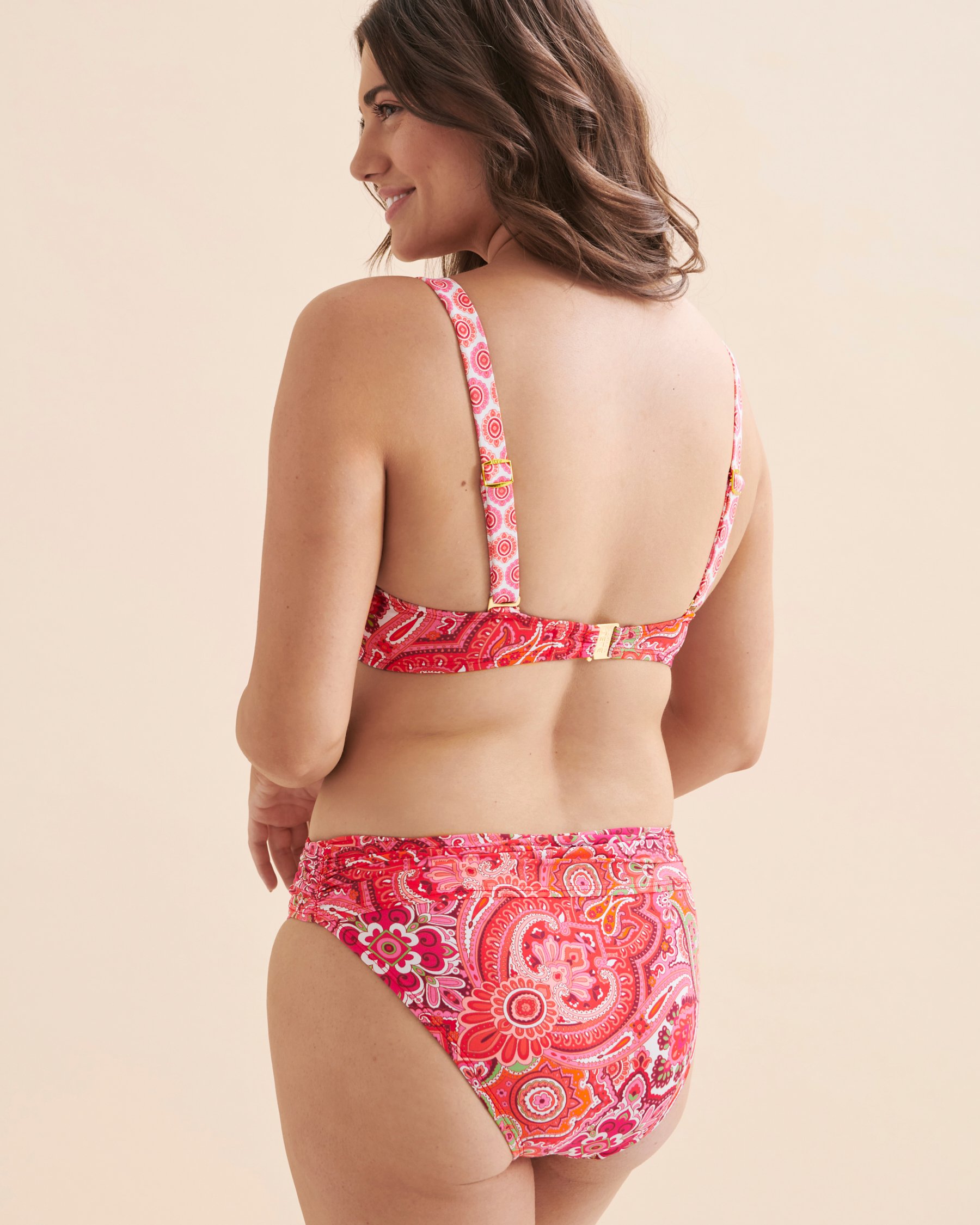 BLEU ROD BEATTIE Coastal Cool D/DD Cup Bikini Top Boho Pattern RBCC24357D - View2