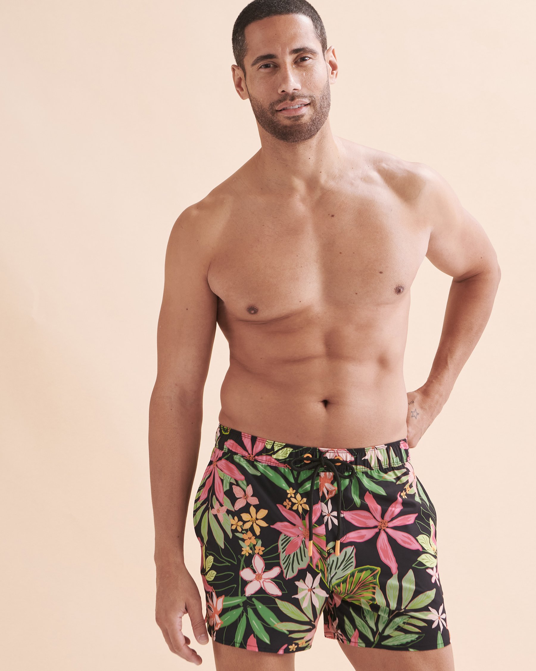 EVERYDAY SUNDAY Maillot volley Retro Neon Vibes Feuilles tropicales neons ESBEAM02793 - Voir5