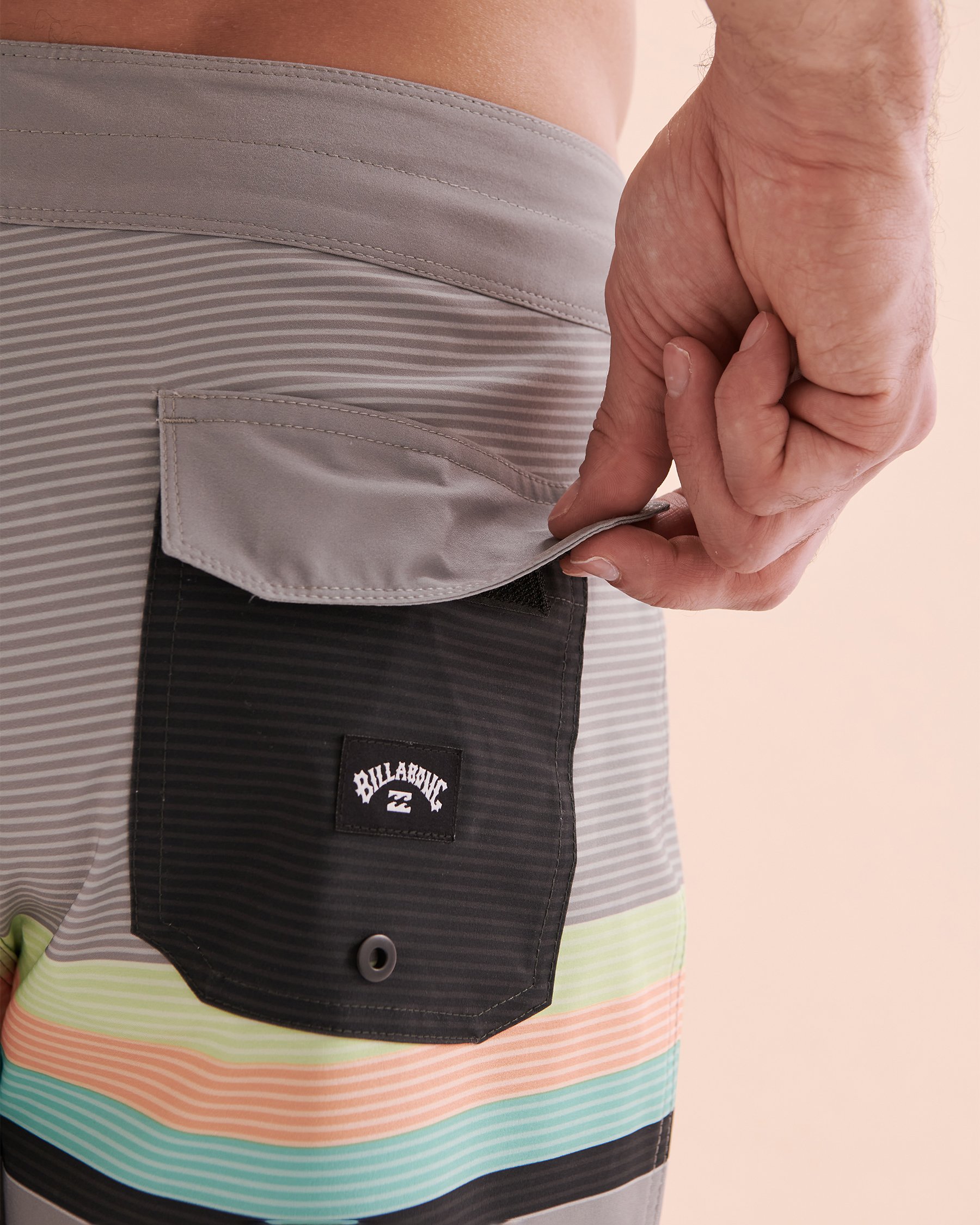 BILLABONG All Day Stripe Pro Boardshort Swimsuit Graphite ABYBS00462 - View2