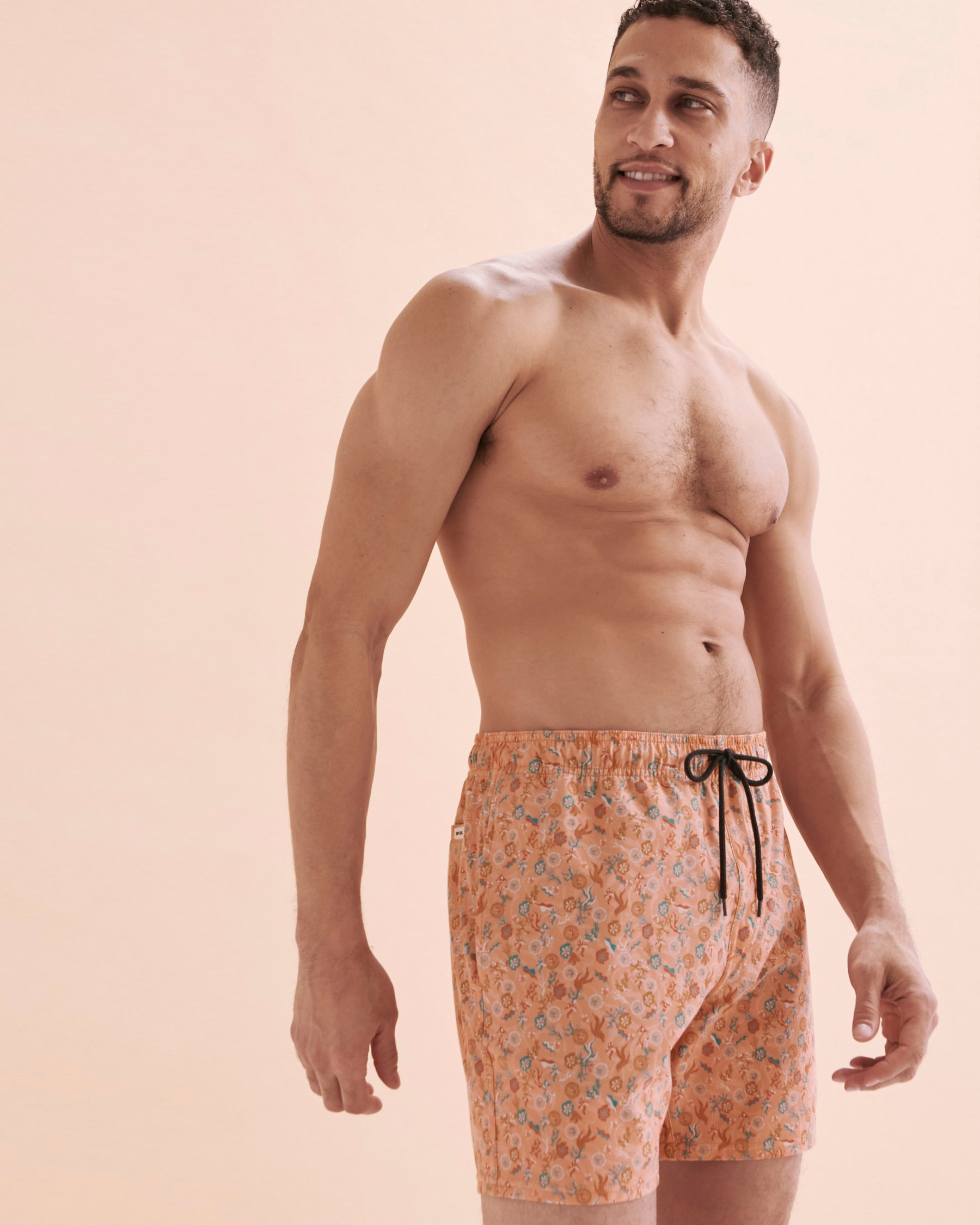 RIP CURL Party Pack Volley Swimsuit Light Flowers 08CMBO - View4