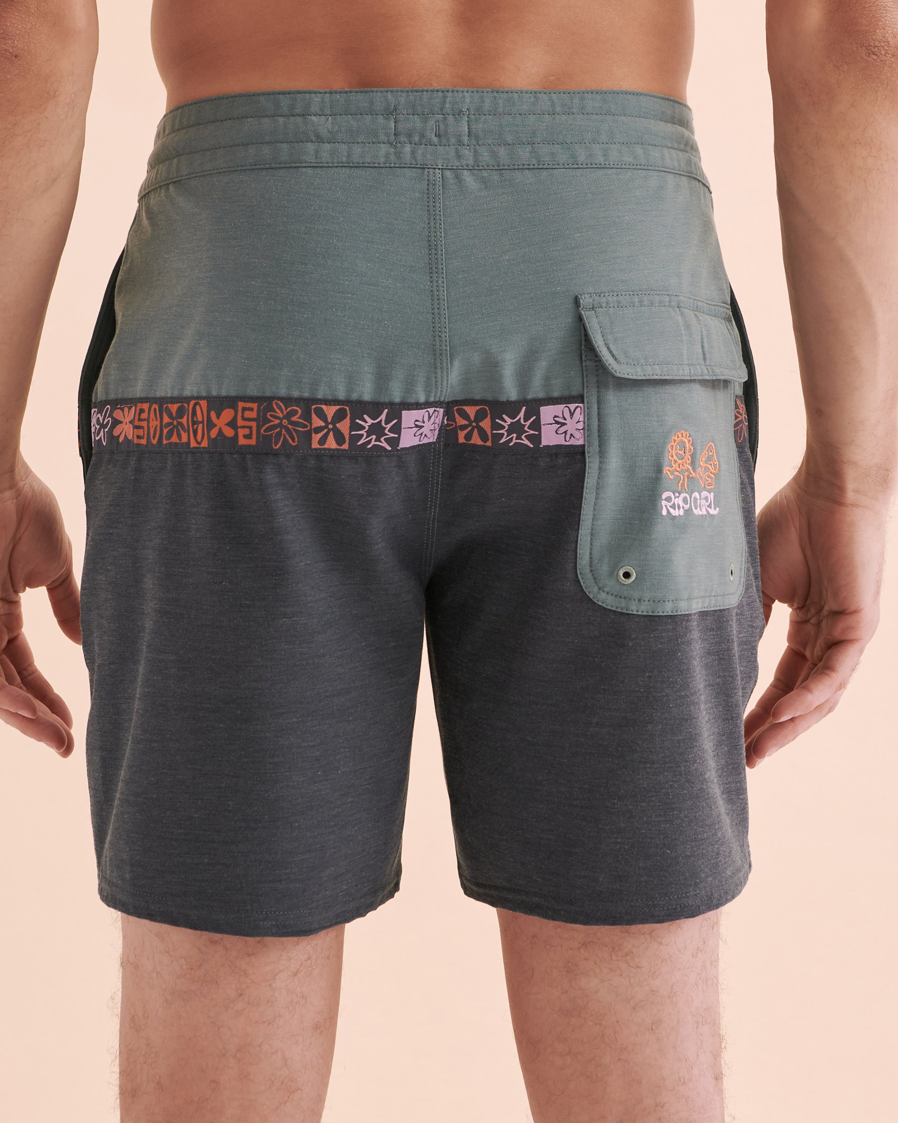 RIP CURL Saltwater Culture Fungi Layday Boardshort Swimsuit Dark Navy 087MBO - View2