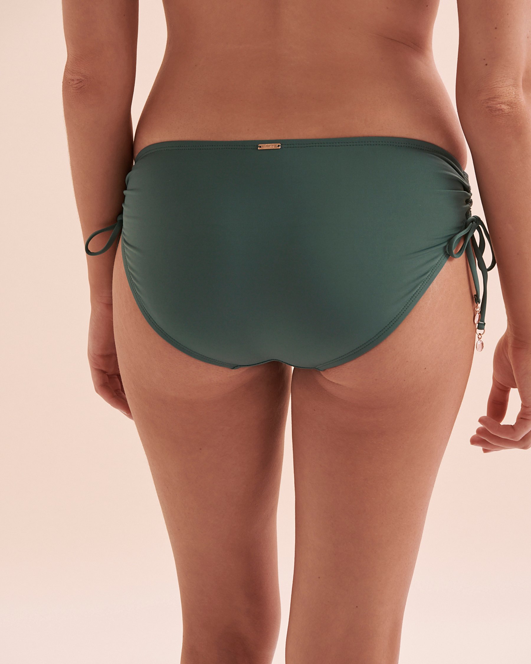 ANNE COLE Bas de bikini noué aux hanches Alex Live In Color Vert MYMB30001 - Voir2