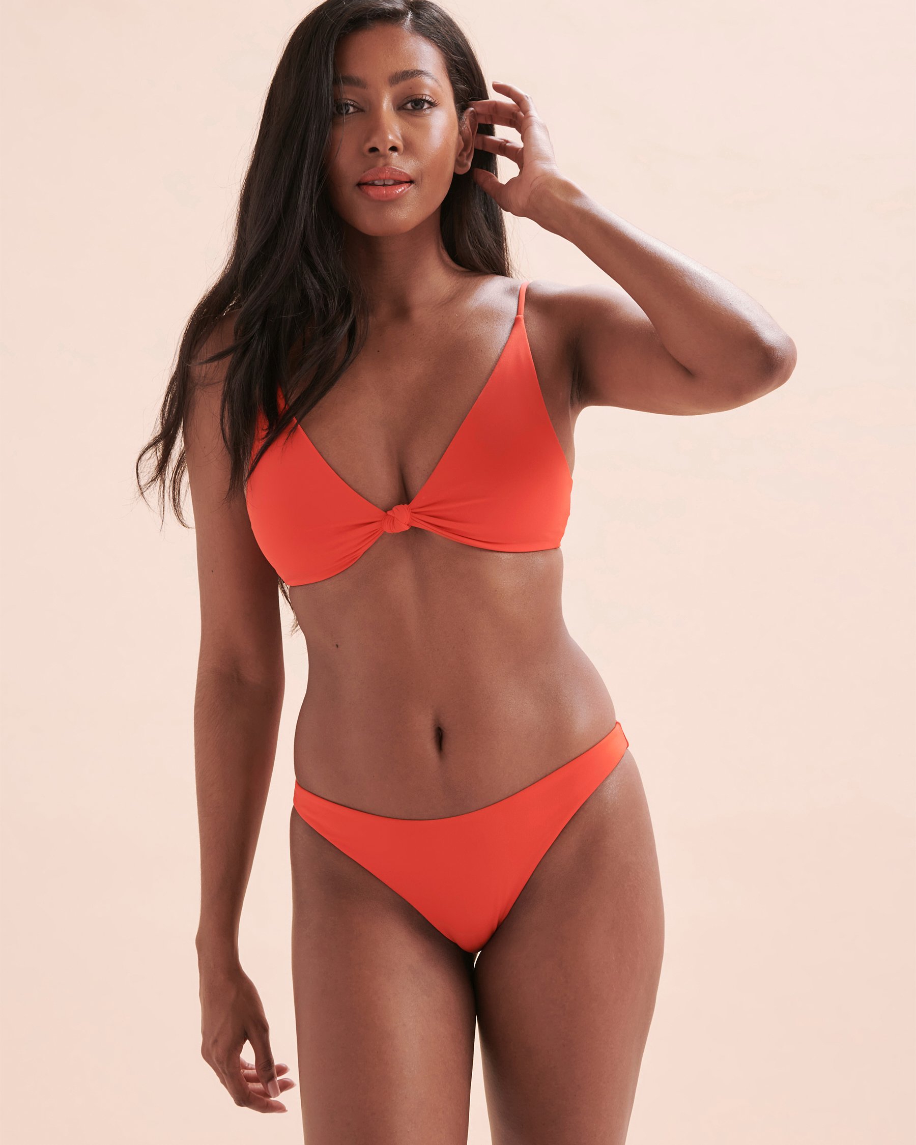 O'NEILL Saltwater Solids Knotted Triangle Bikini Top Red SP4474007T - View6