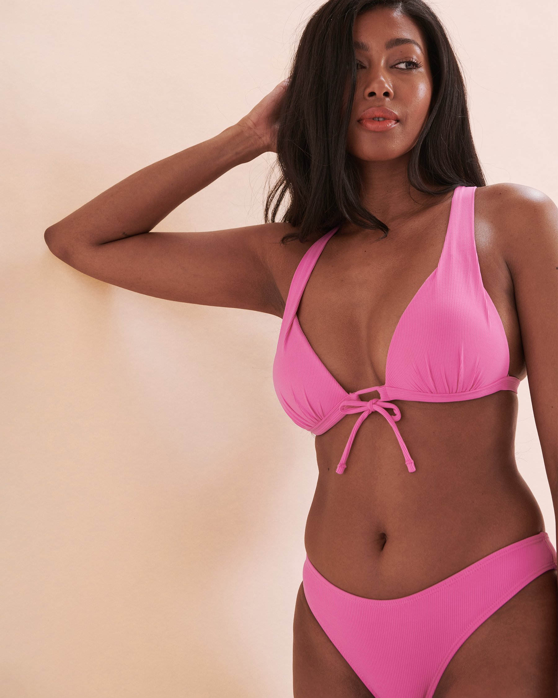 QUINTSOUL Haut de bikini Malibu Pink Lady Rose bonbon W20833627 - Voir3