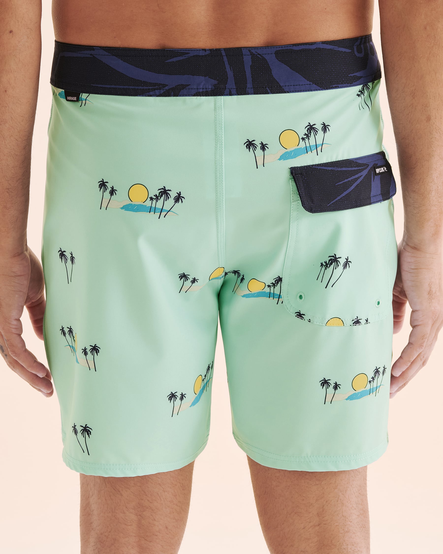 RIP CURL Maillot boardshort AOTS Mirage Cody Welsh Bleu Aqua 0BKMBO - Voir2