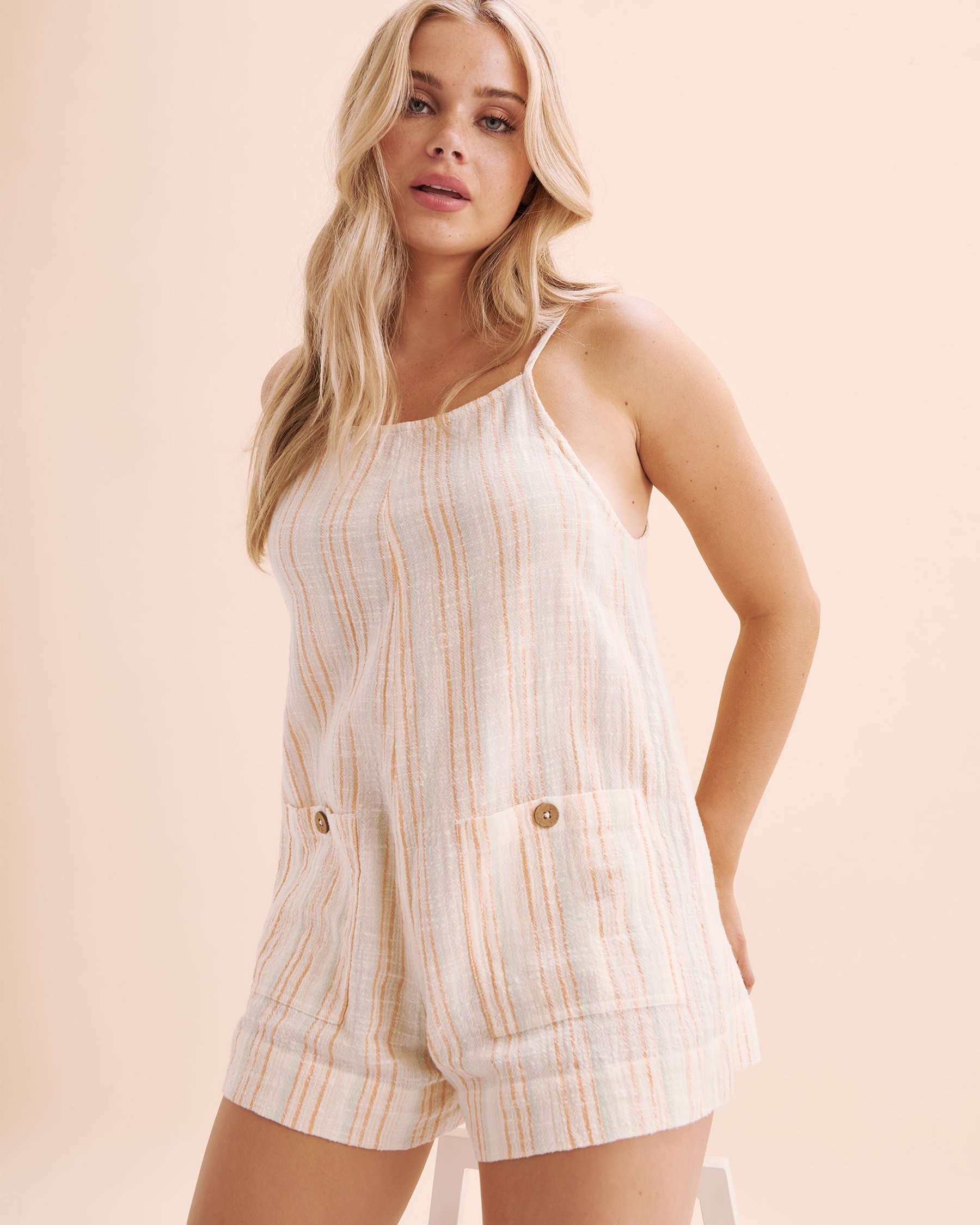 RIP CURL Combinaison rayée Classic Surf Beige 00EWRO - Voir4