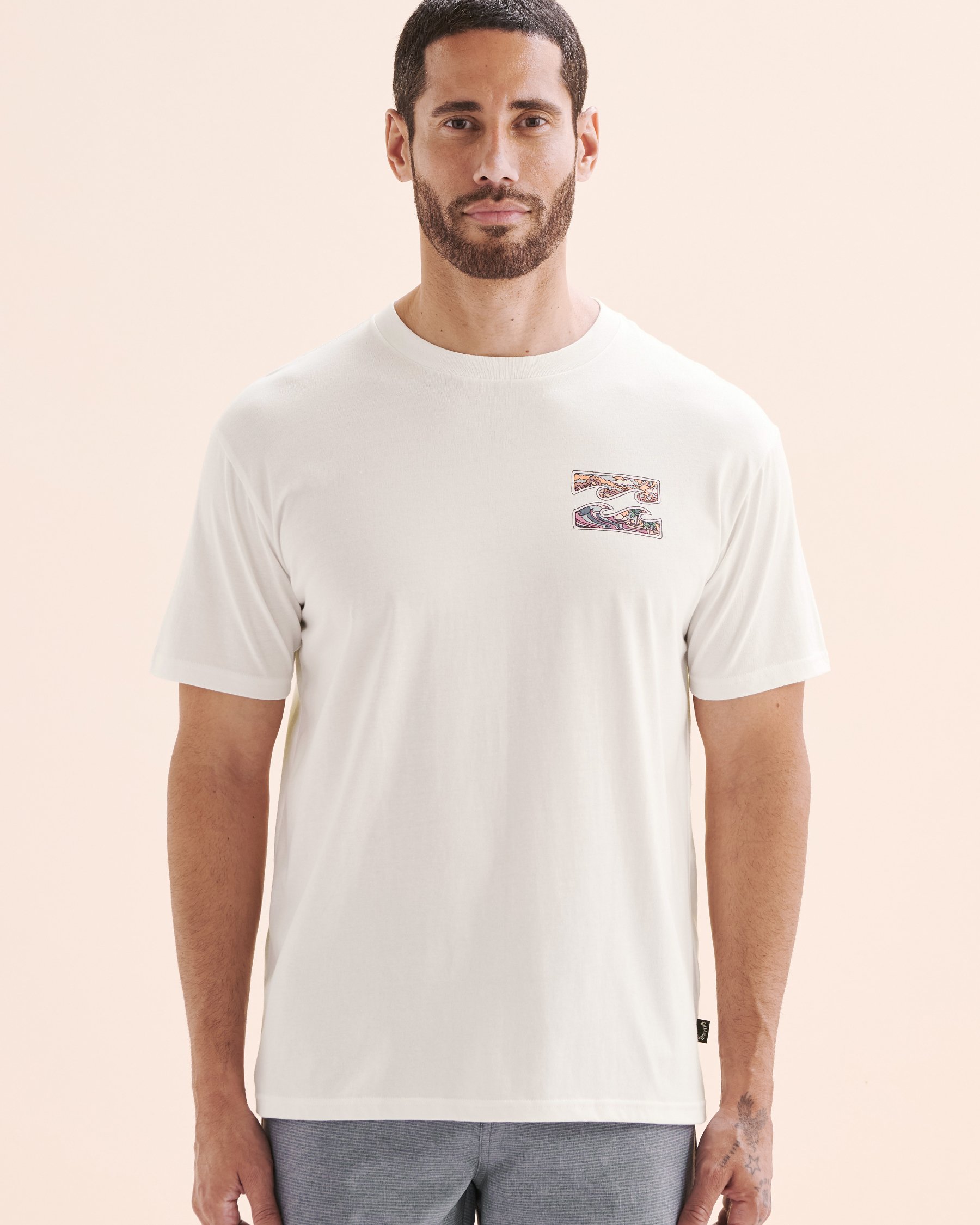 BILLABONG T-shirt à manches courtes Crayon Wave Premium Blanc 24A353501 - Voir5