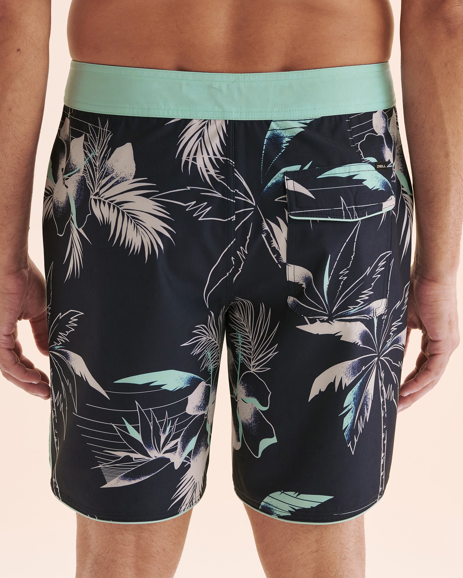 O'NEILL Maillot Boardshort Hyperfreak Mysto Scallop 19'' Bleu Marin SP5106004 - Voir2