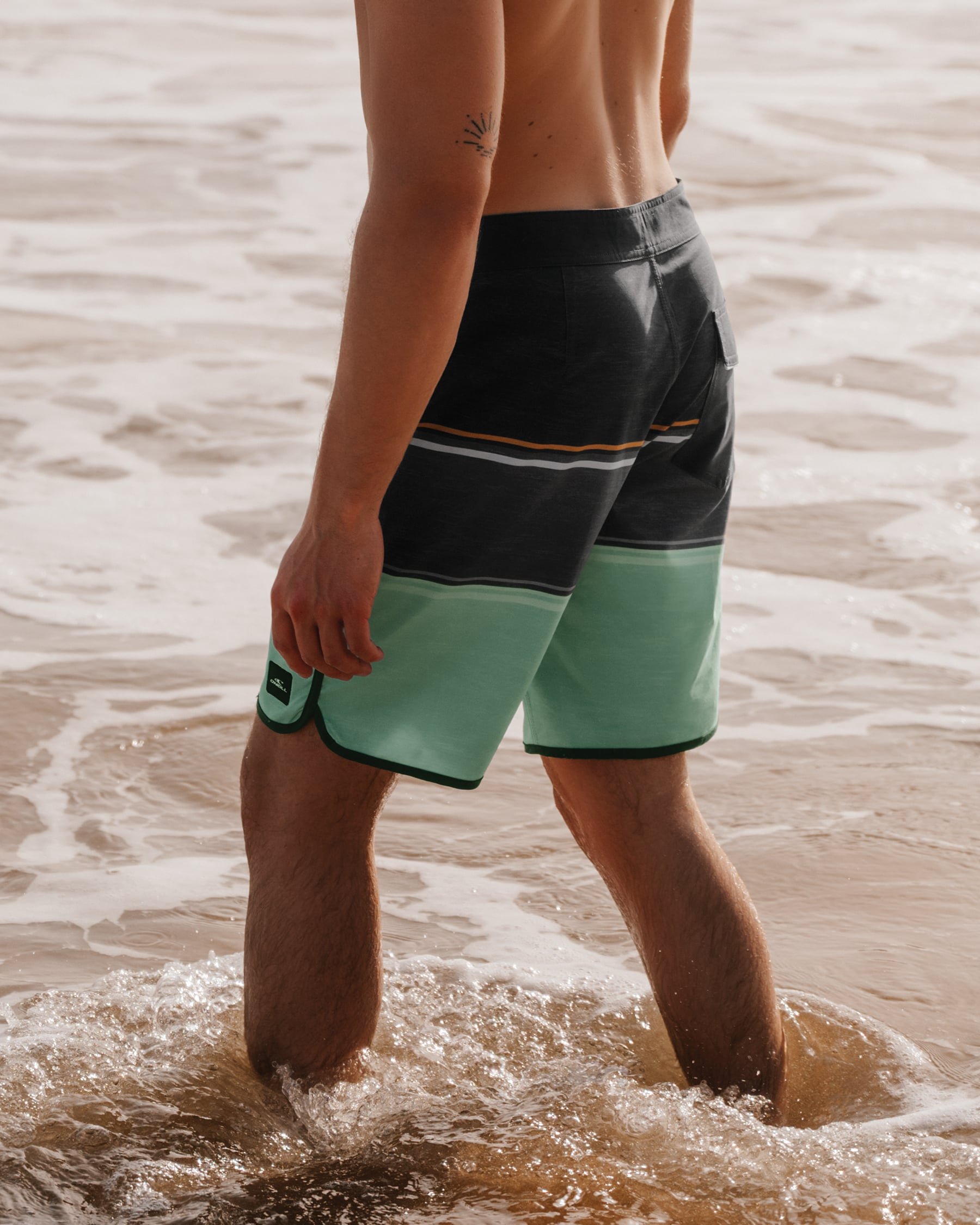 O'NEILL Maillot boardshort Lennox Scallop 19'' Gris Graphite SP5106011 - Voir2